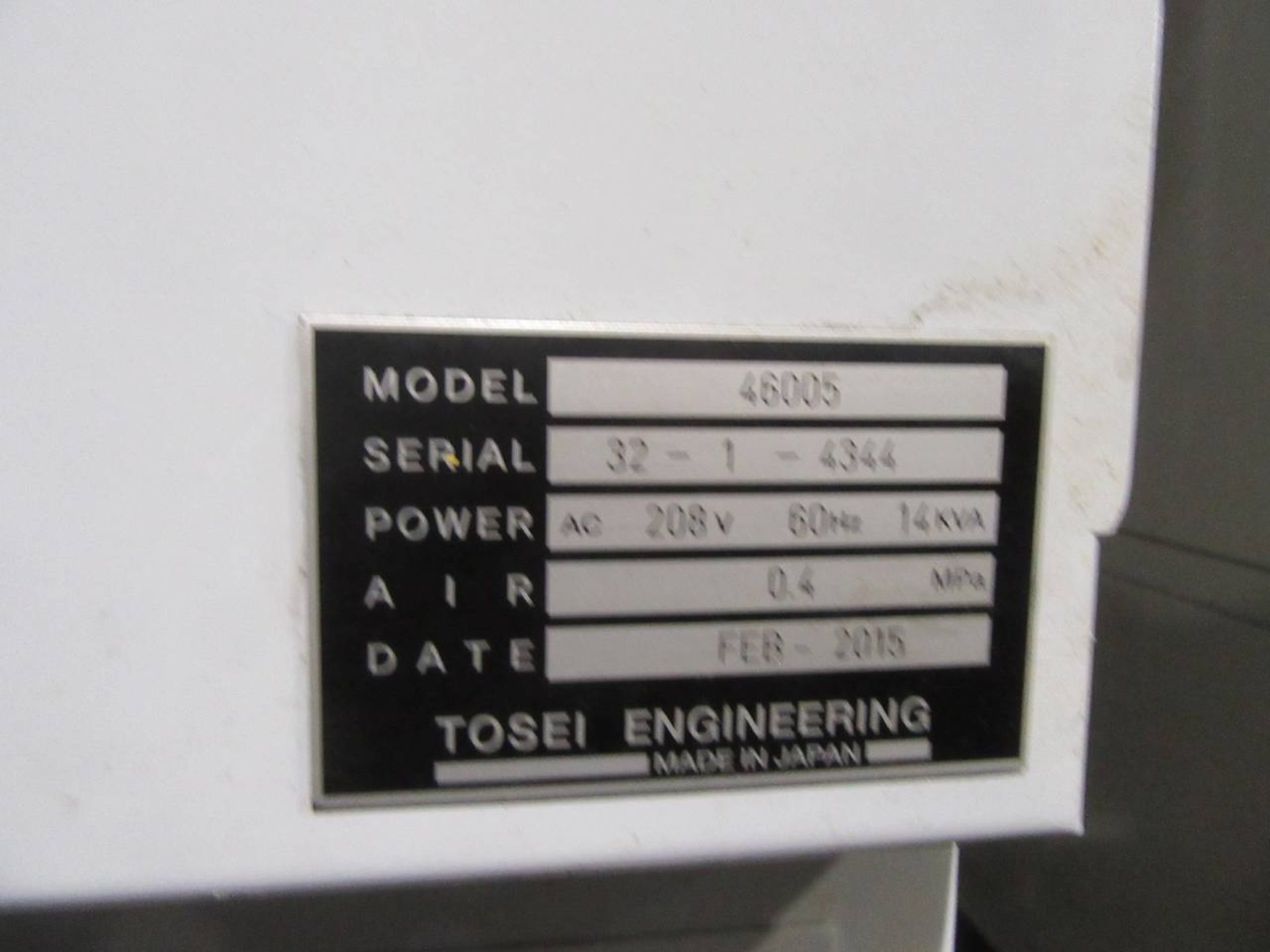 2015 Tosei Engineering 46005 Accretch Measuring Machine - Image 5 of 5