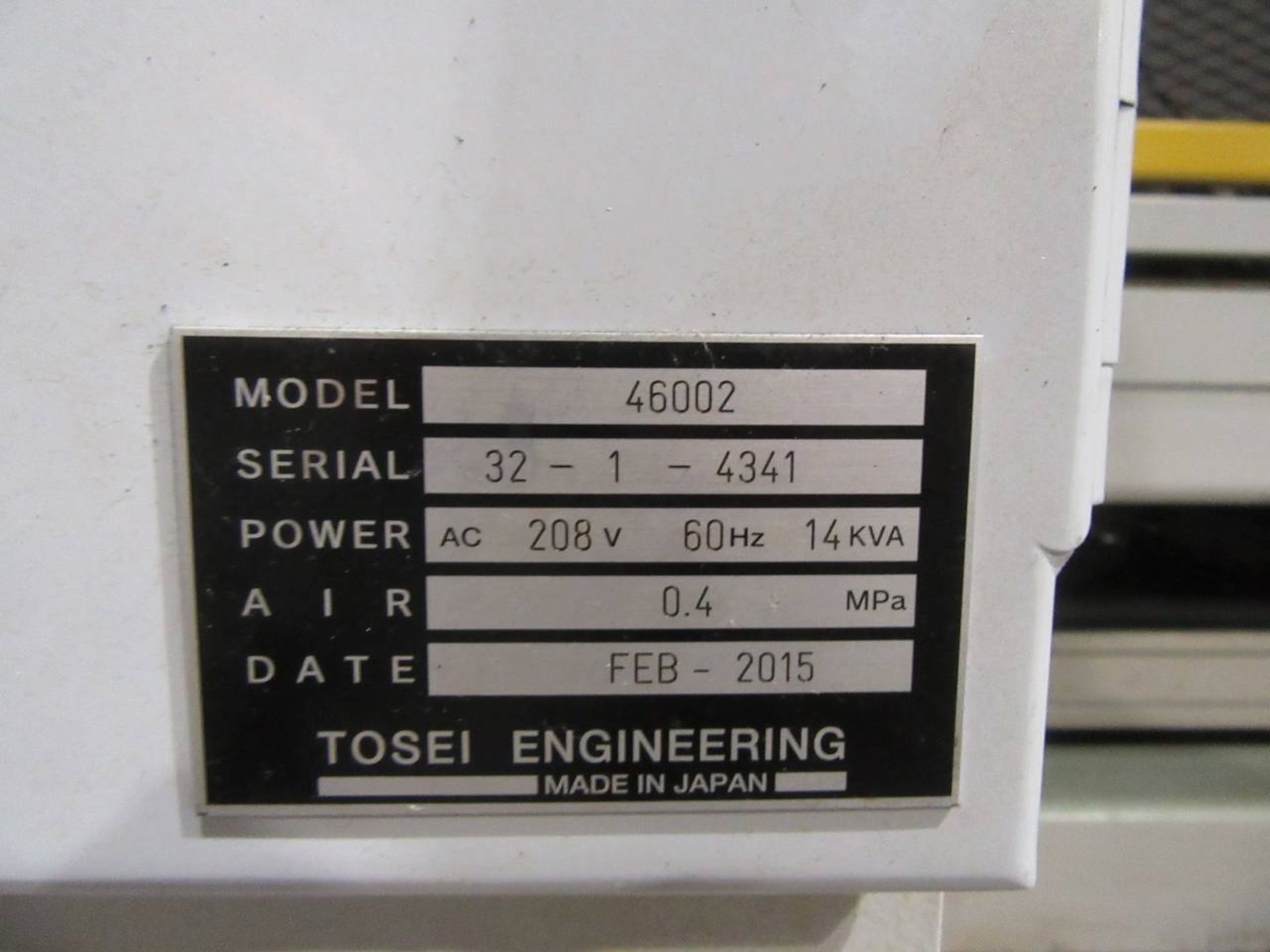 2015 Tosei Engineering 46002 Accretch Measuring Machine - Image 5 of 5