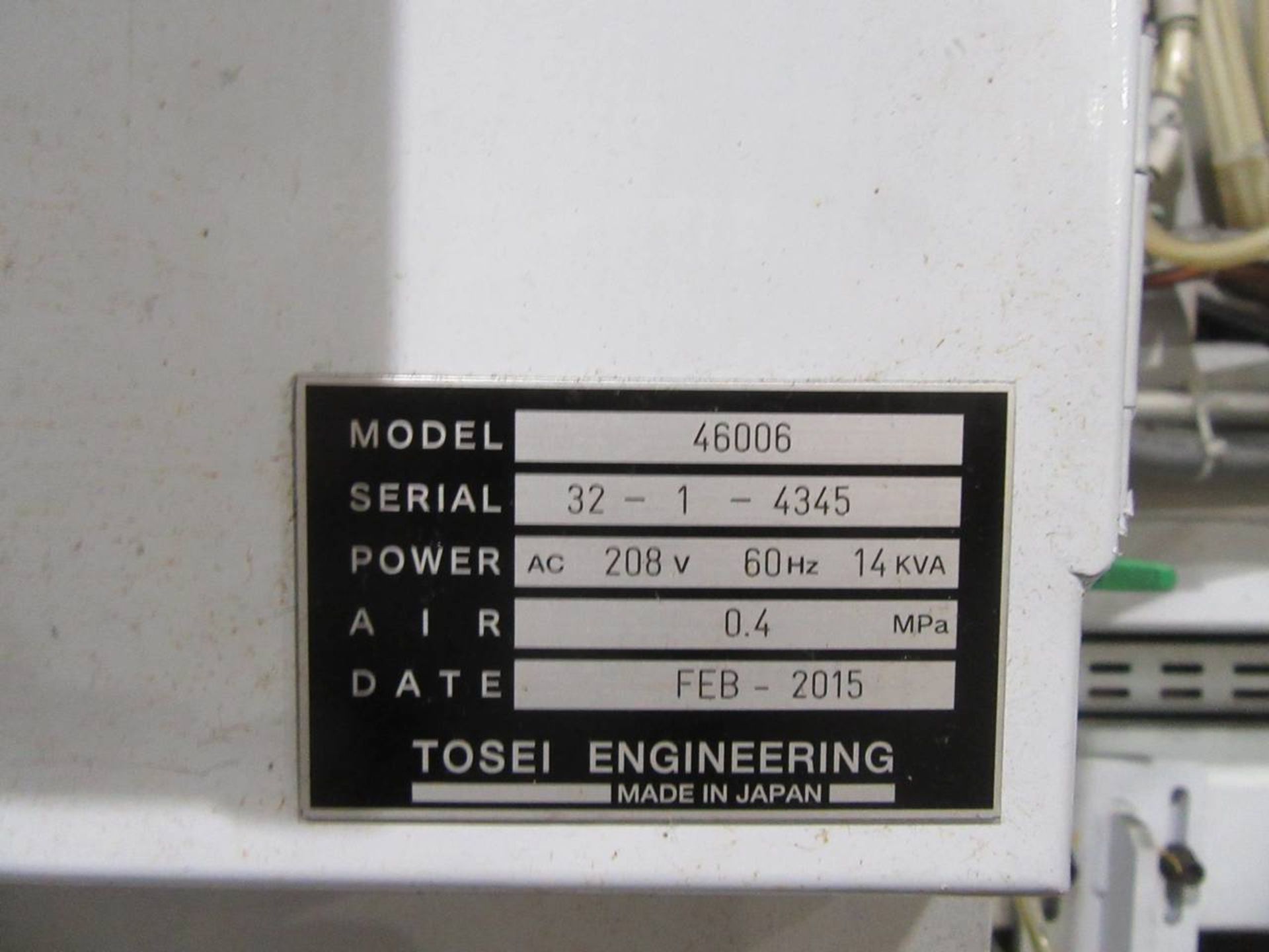 2015 Tosei Engineering 46006 Accretch Measuring Machine - Image 8 of 8