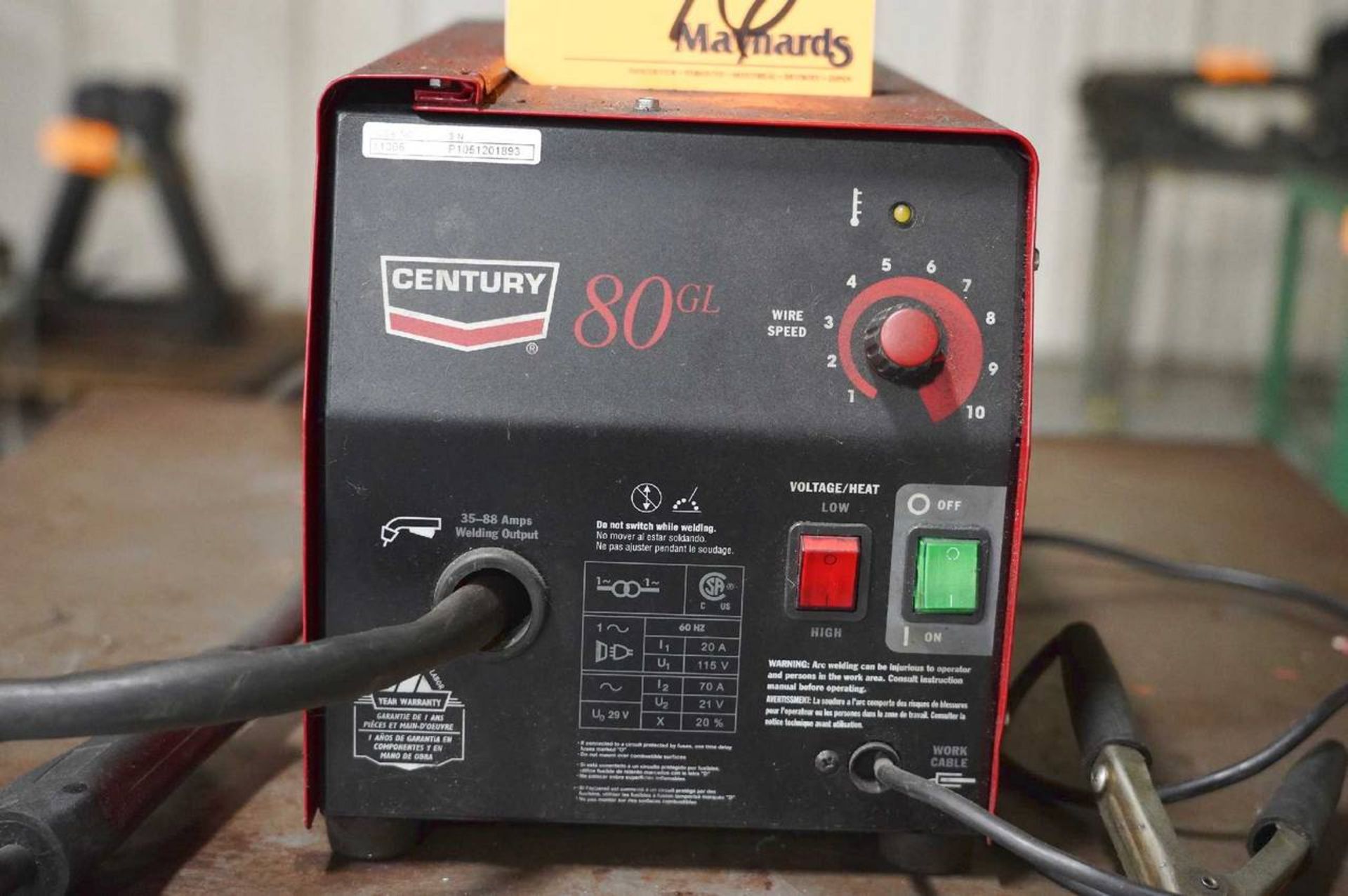 Century 80GL Welder - Image 3 of 6