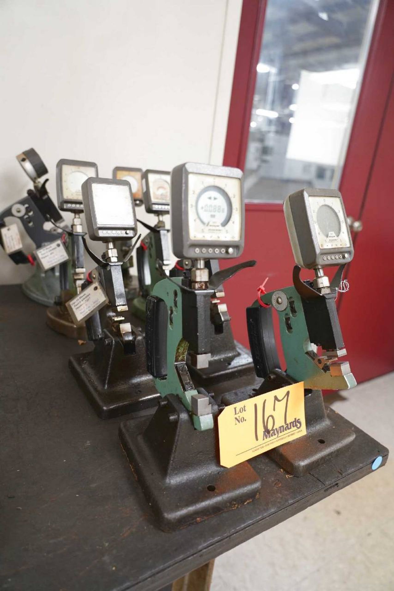 (8) Digital Thickness Indicators on Base Stands - Image 2 of 6