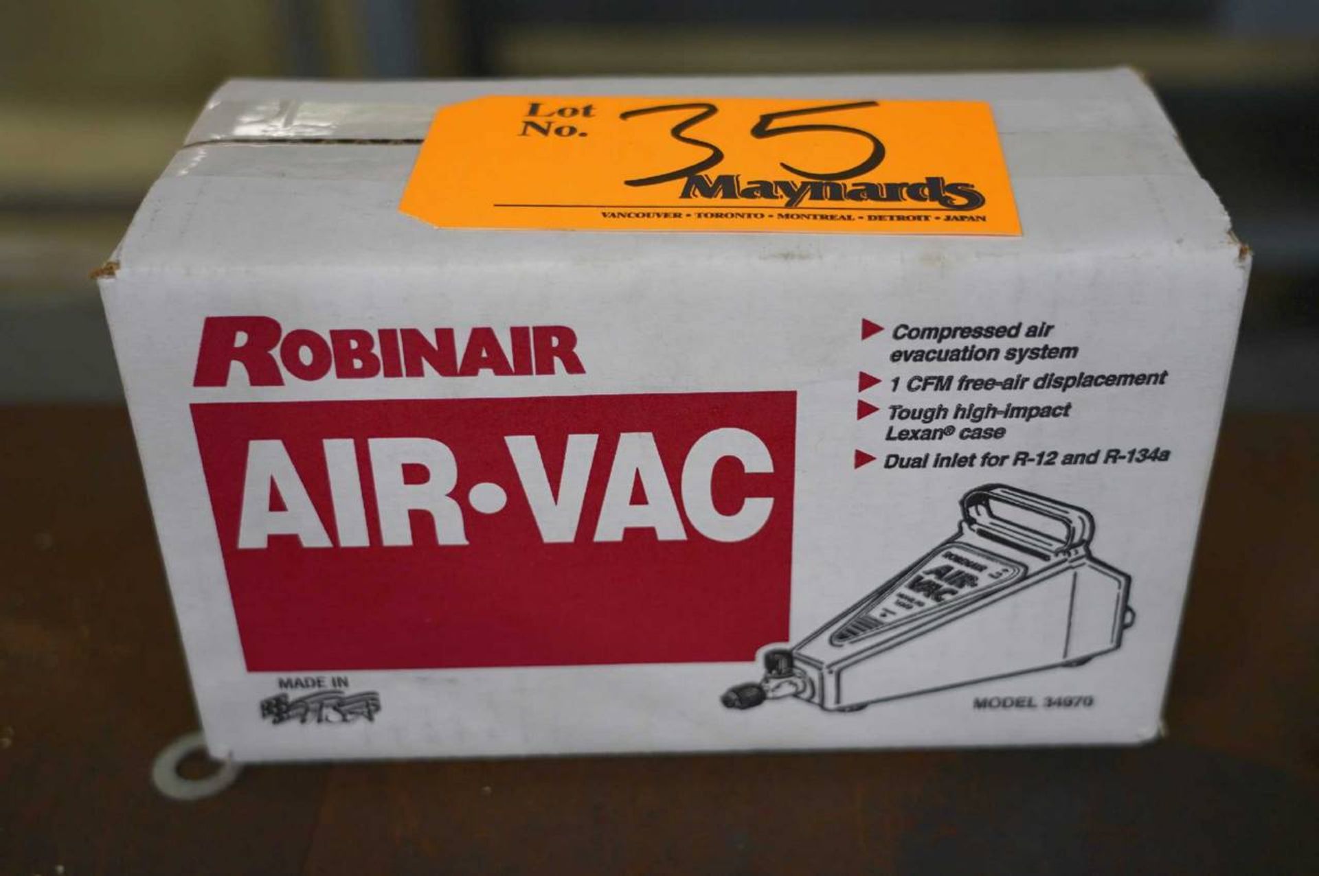 Robinair 34979 Pneumatic Air Vacuum