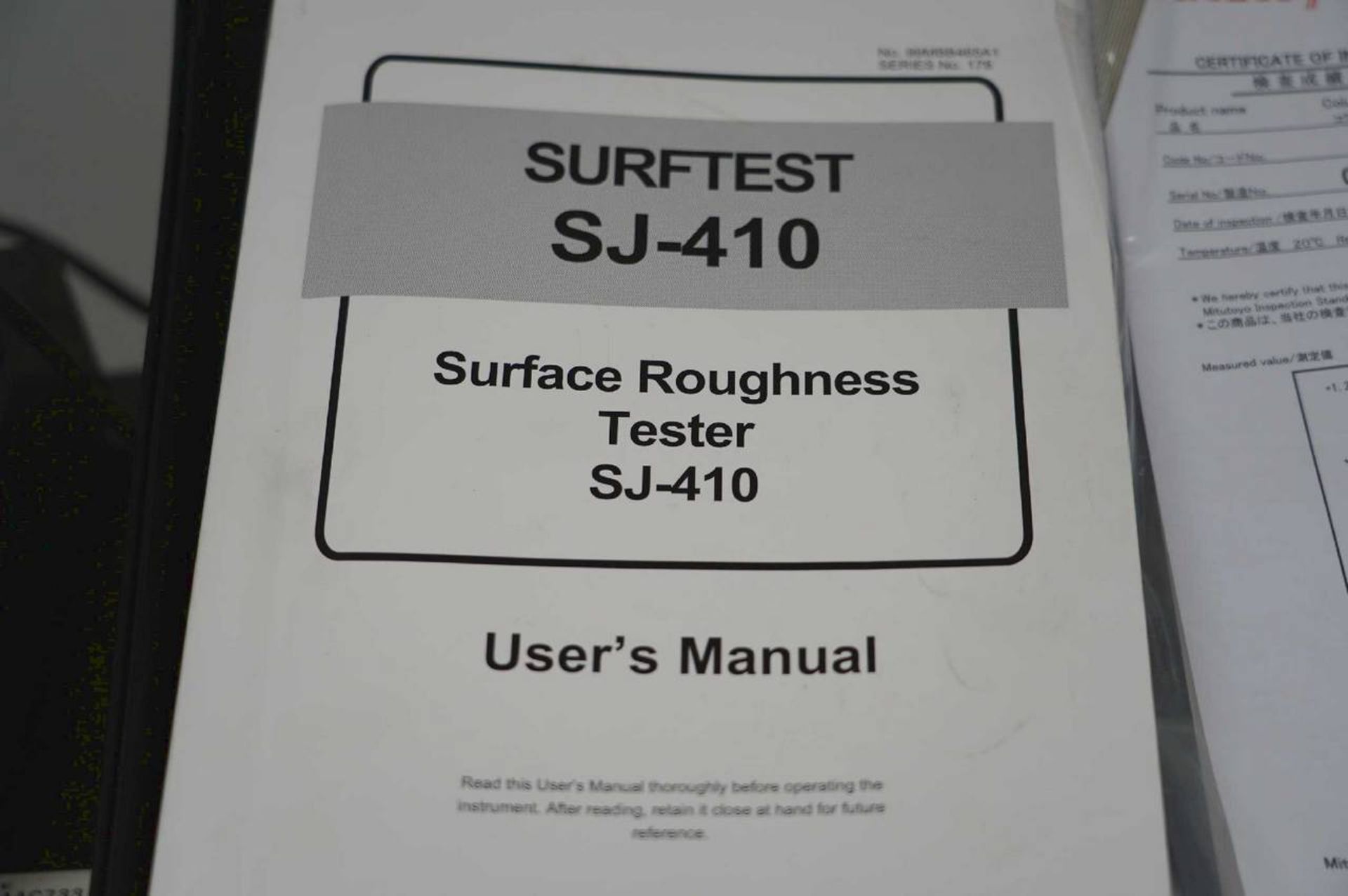 Mitutoyo SJ-410 Surface Roughness Tester - Image 6 of 6