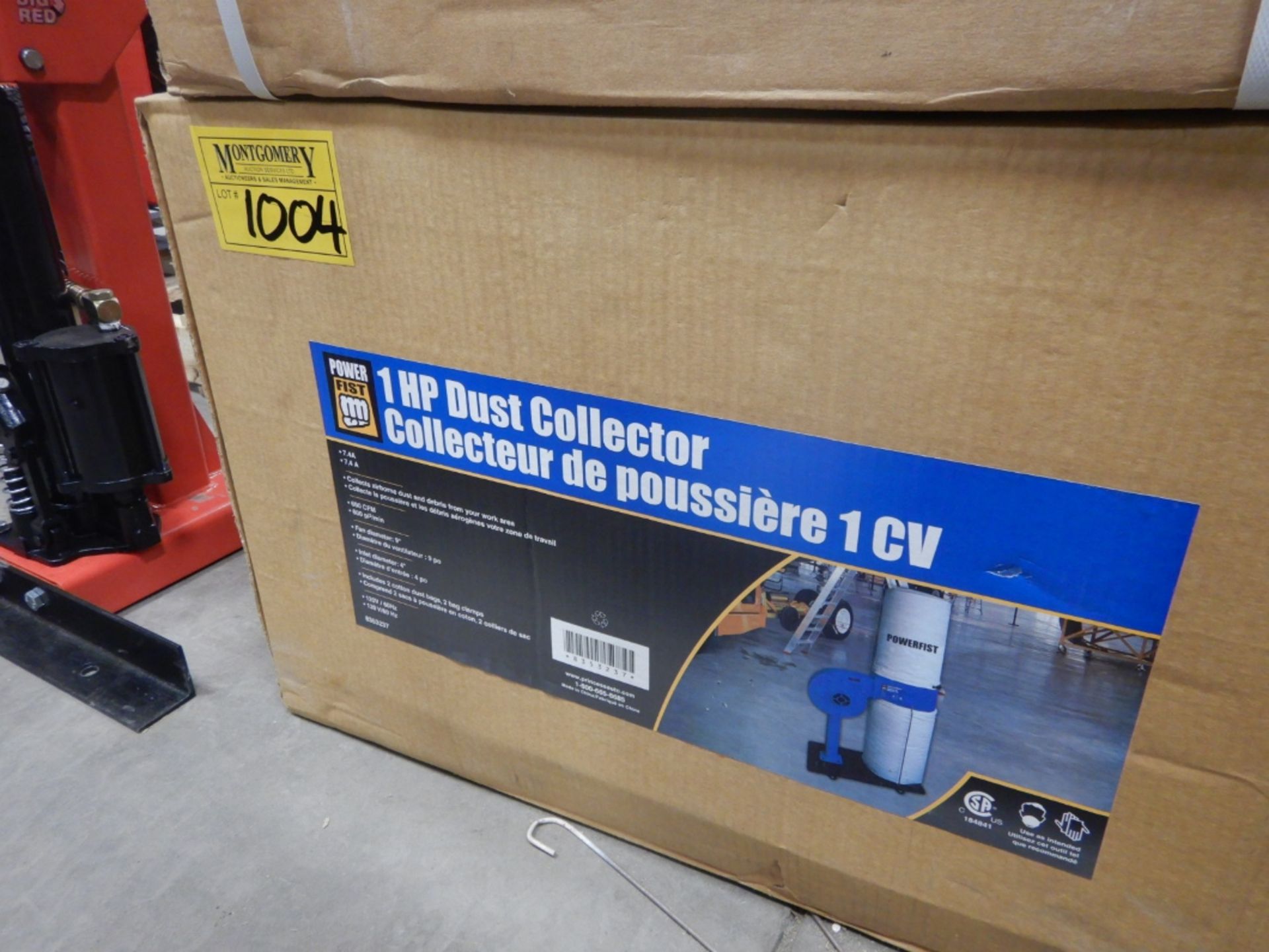 POWER FIST 1 HP DUST COLLECTOR NEW IN BOX