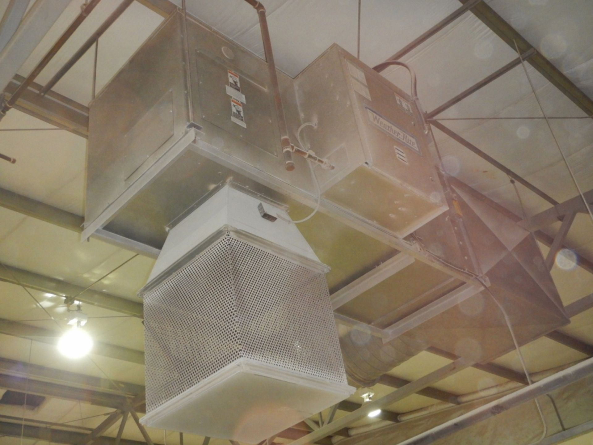 WEATHER-RITE INDOOR/OUTDOOR 9000 CFM NATURAL GAS MAKE-UP AIR UNIT W/ ROOF FAN LOCATED IN SYLVAN - Image 3 of 4