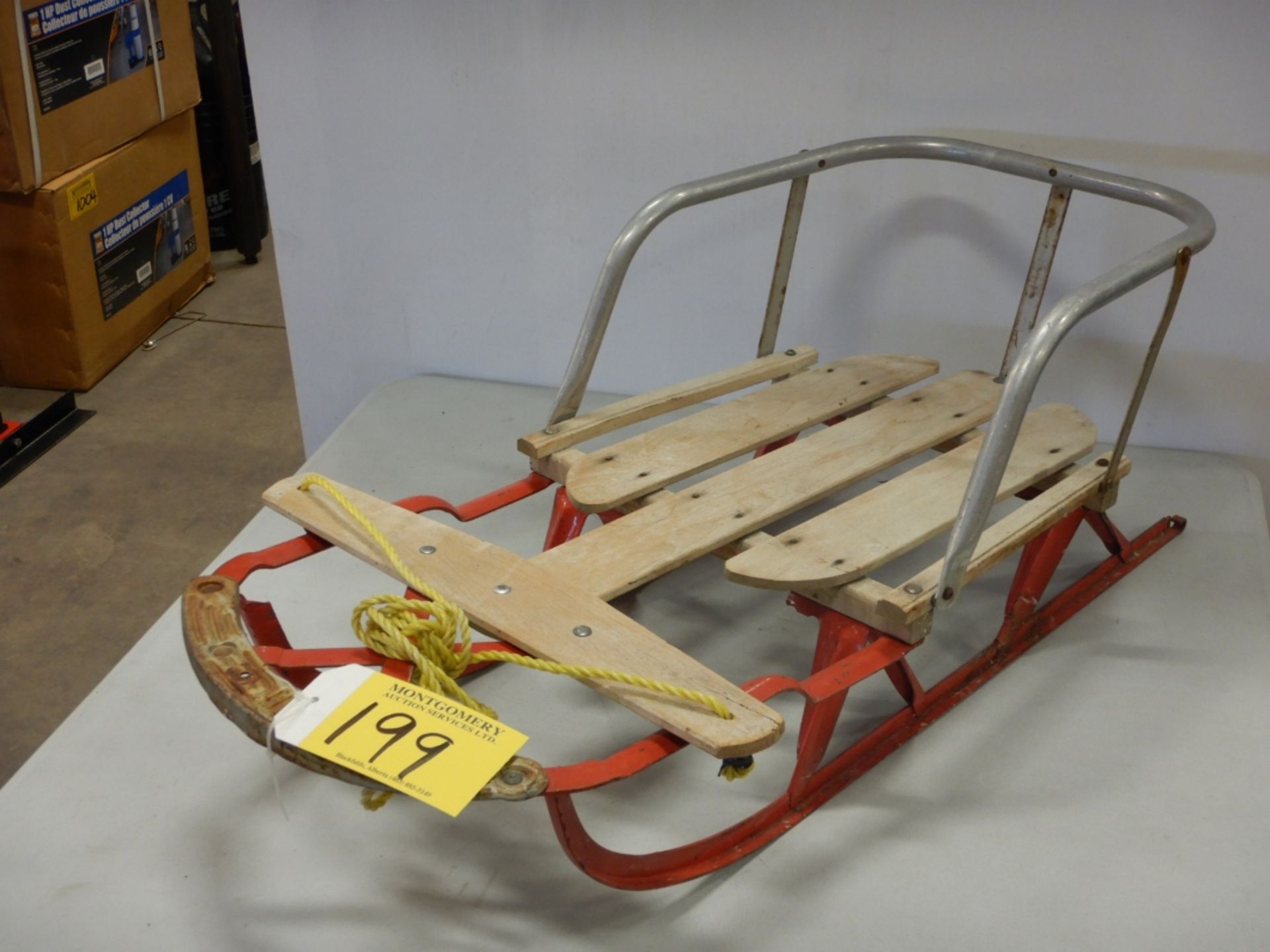 VINTAGE CHILDS SLEIGH - Image 2 of 4