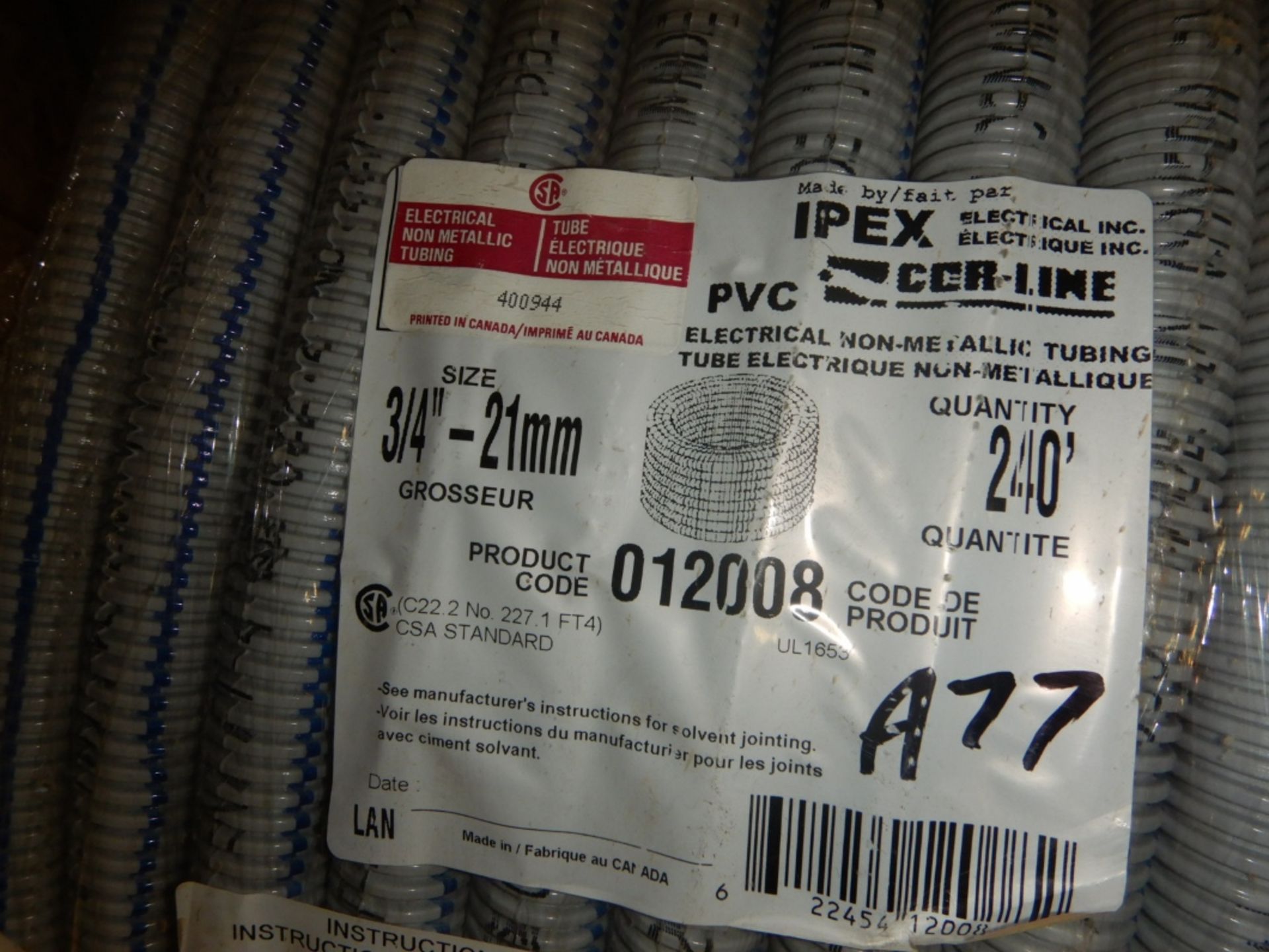 IPEX FLEXIBLE 3/4"" CONDUIT 240' ROLL - Image 2 of 4