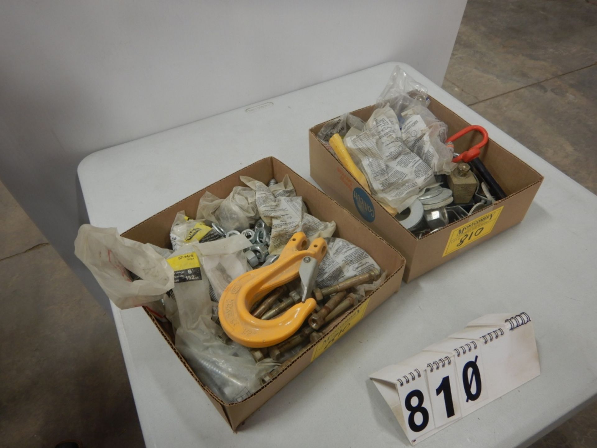 MISC. BOLTS, HARDWARE, PINS, & 1/2" YOKE ETC. - Image 2 of 2