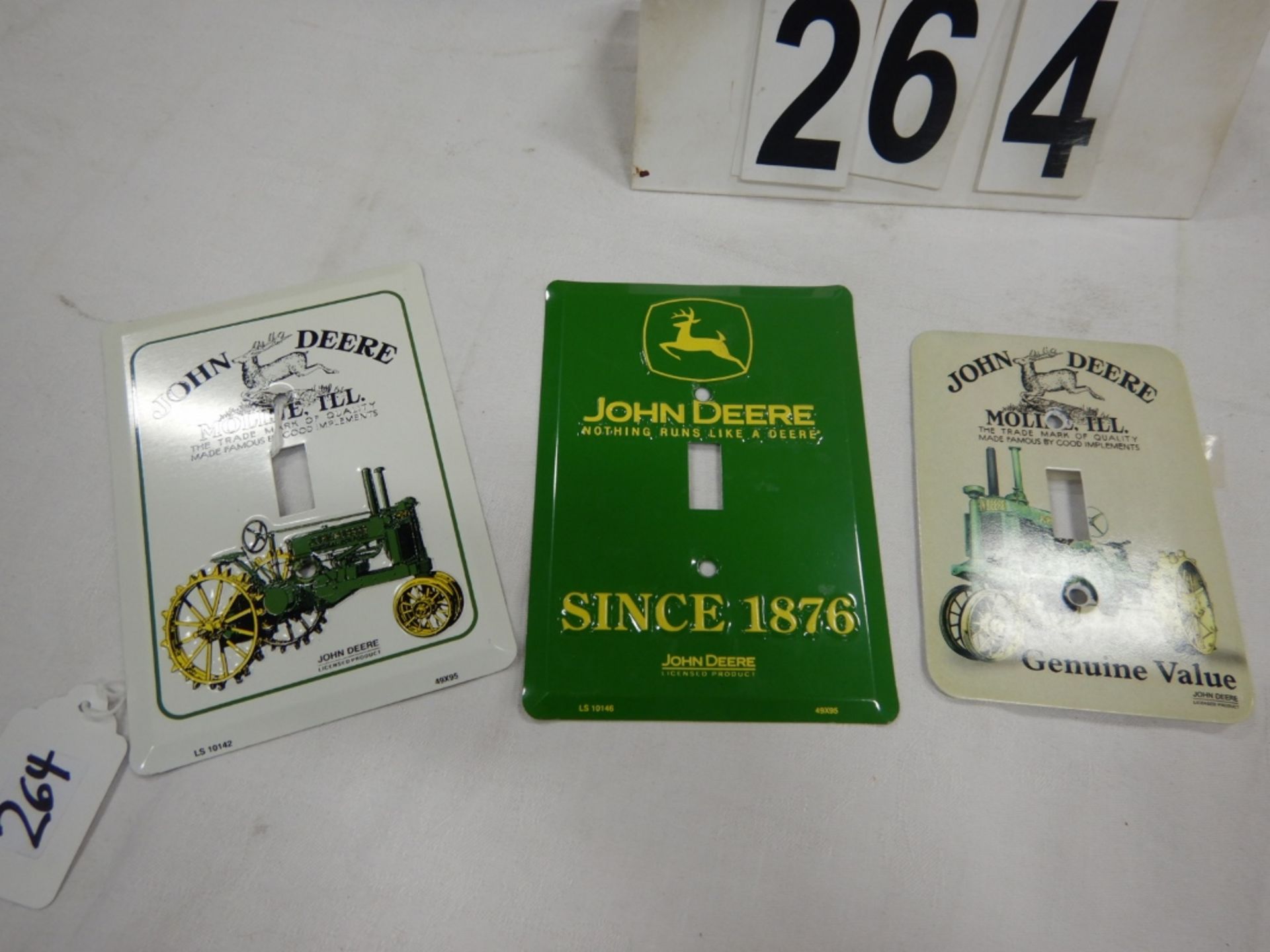 JOHN DEERE LIGHT SWITCH COVERS (3)