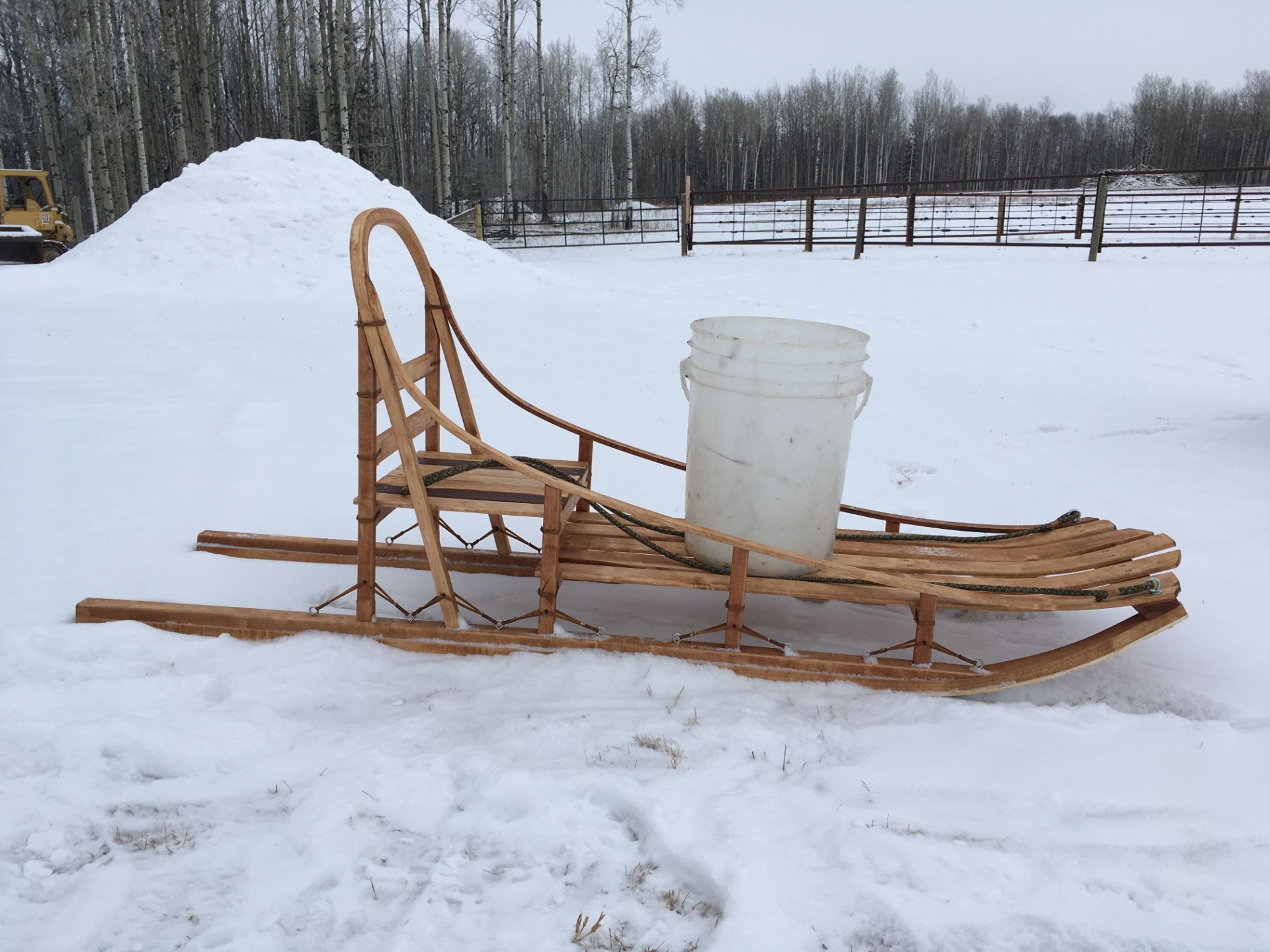 6 FOOT HANDCRAFTED SLED This sled is multi useful! It is a dog sled, but can be used for other