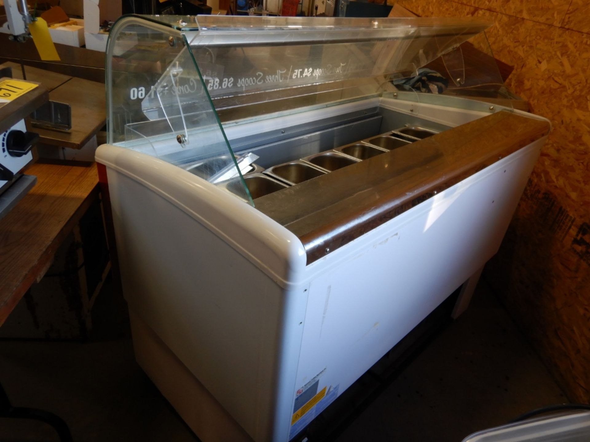 ICE CREAM FREEZER - BRIO JTAL PROGET 52” GELATO MERCHANDISER FREEZER W/AUTO DEFROST - Image 4 of 7