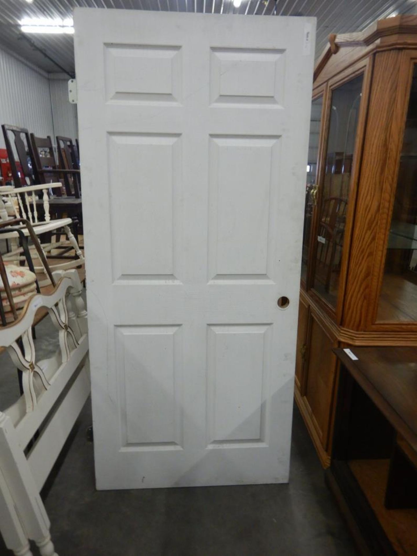 PREVIOUSLY INSTALLED 36" X 80 INTERIOR DOOR W/ HINGES - Image 2 of 2