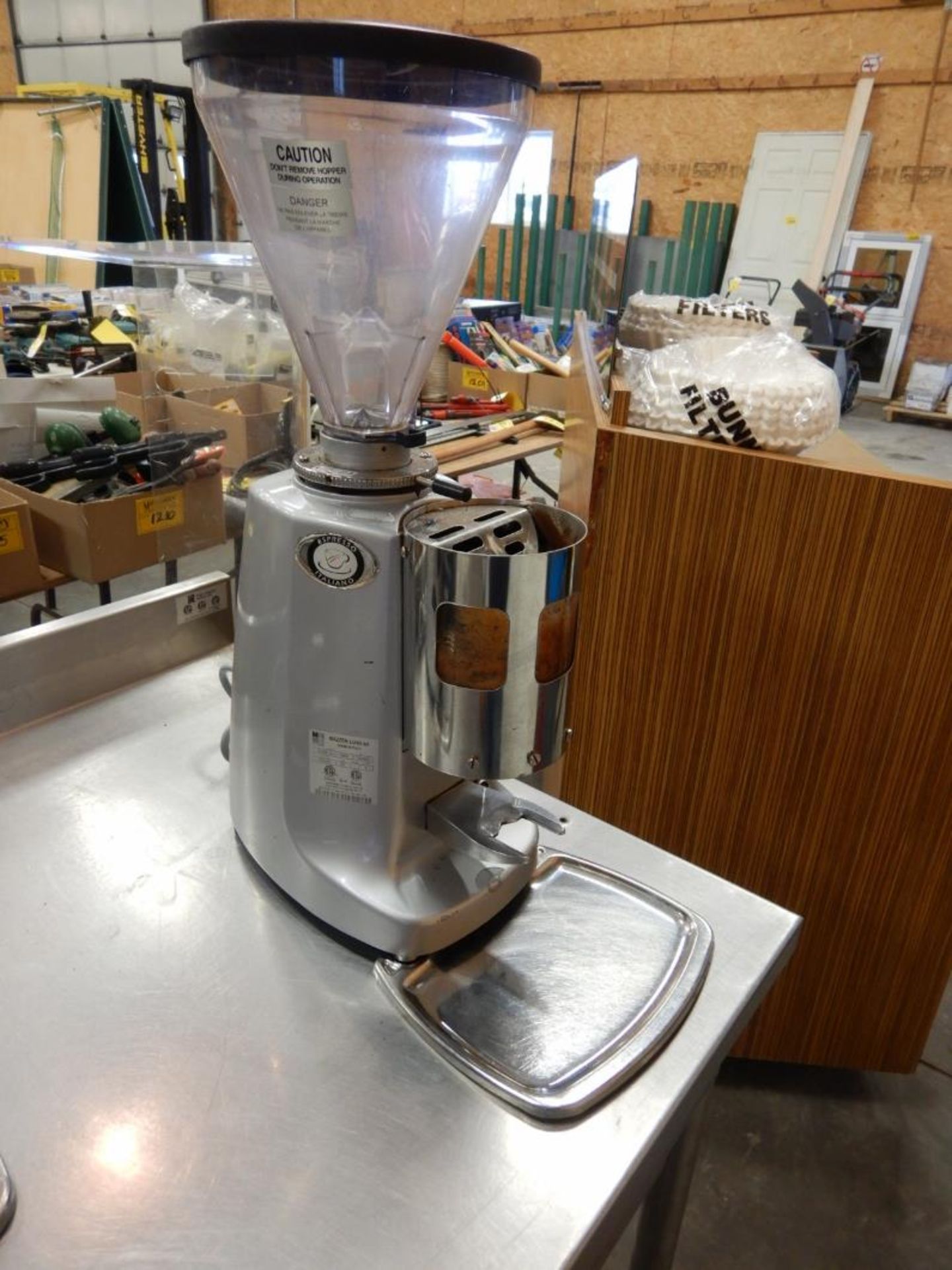 MAZZER SUPER JOLLY TIMER ELECTRONIC EXPRESSO GRINDER S/N 1204987(RECENTLY SERVICED) - Image 2 of 4