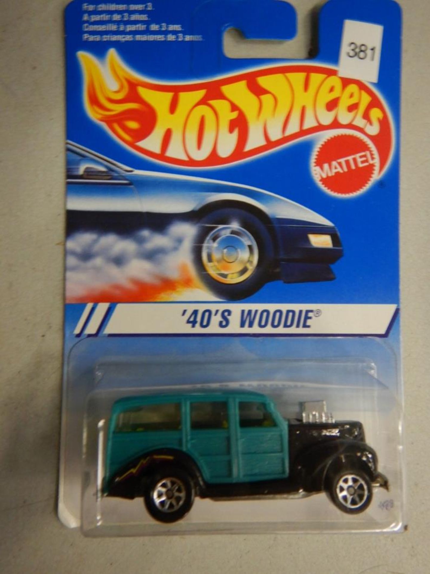 HOT WHEELS CARS - "67 CHEVELLE SS 396", "MERCEDES SL 64", "LINCOLN CONTINENTAL", "40'S WOODIE", " - Image 6 of 6