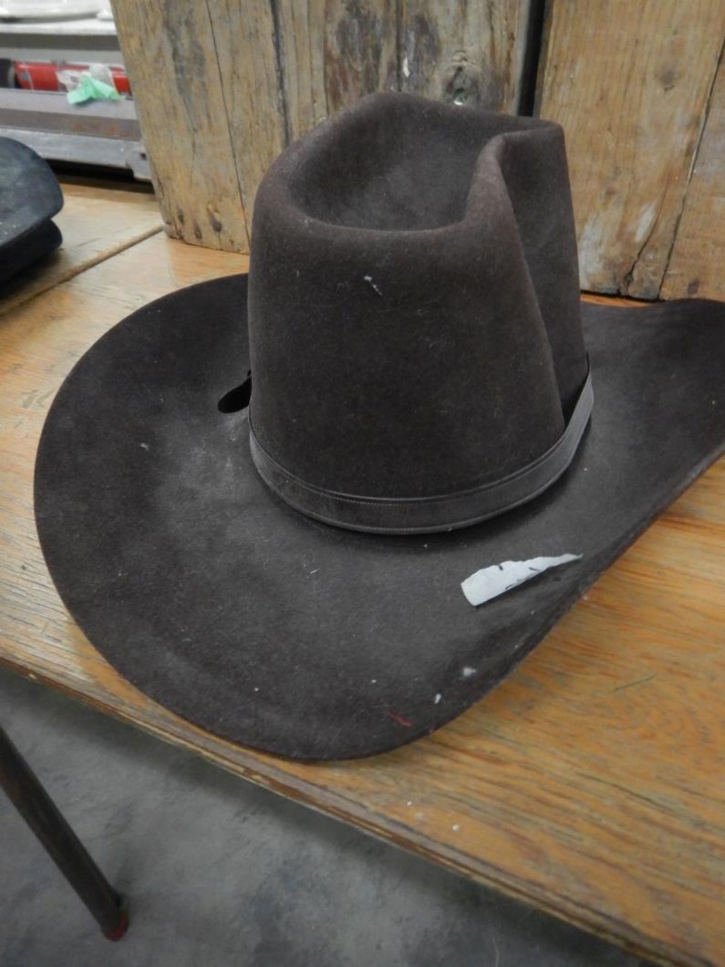 FOUR COWBOY HATS, ASSORTED SIZES & FOUR HORSE SHOES - Image 11 of 15