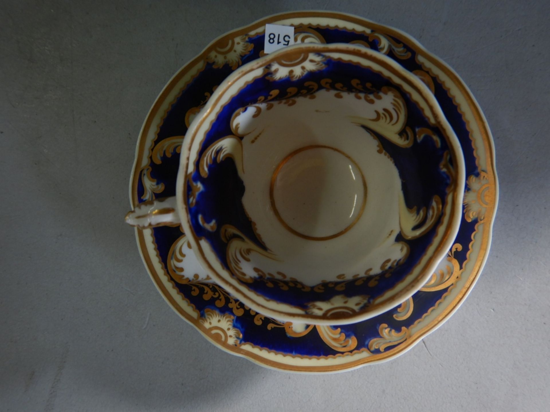 ANTIQUE TEACUP & SAUCER - FINE CHINA - VERY OLD #166/10 - Image 3 of 5