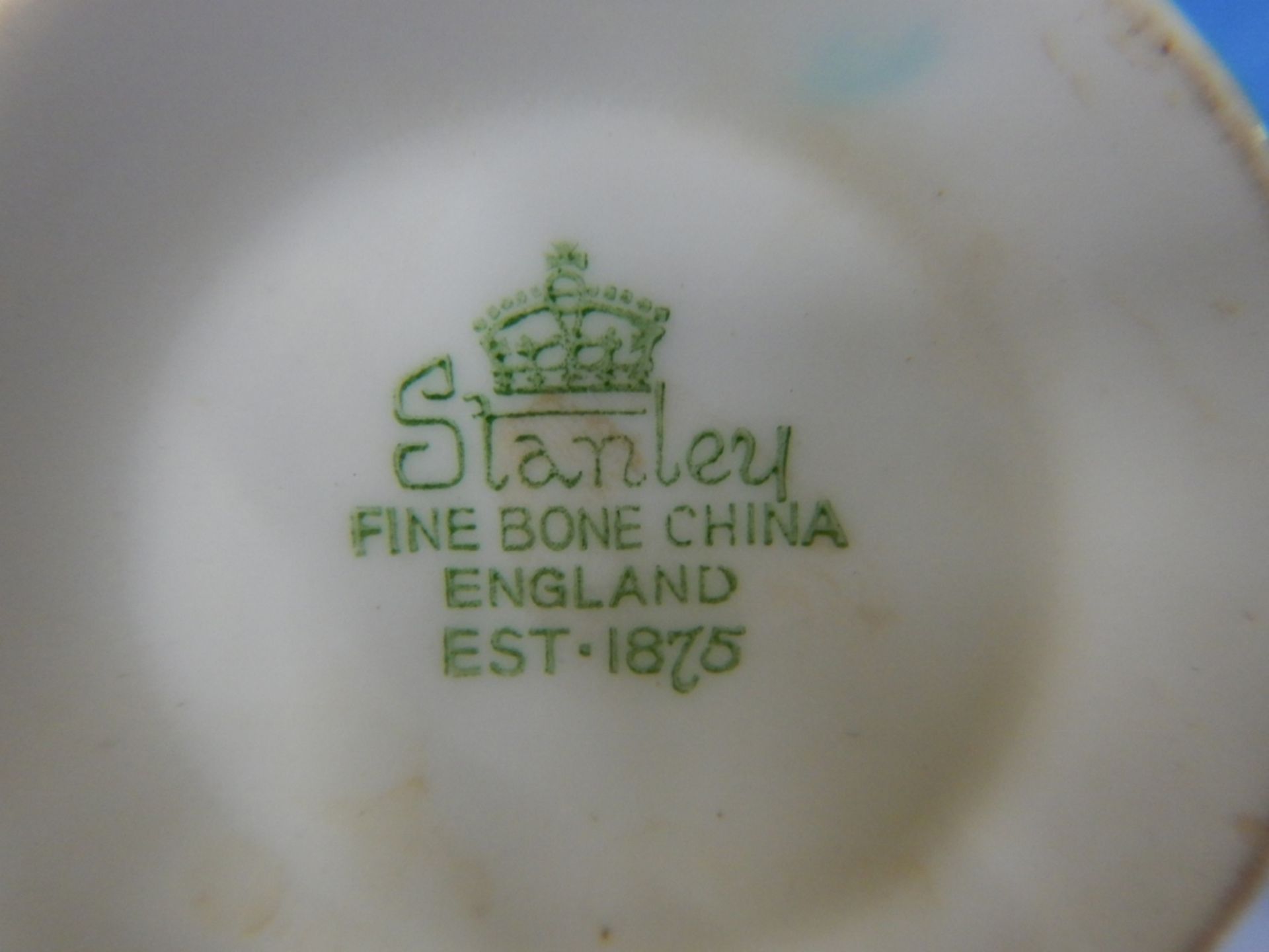 ANTIQUE TEACUPS & SAUCERS - MADE IN ENGLAND - LOT OF 2 - FINE BONE CHINA EST. 1875 "STANLEY" - # - Image 11 of 12