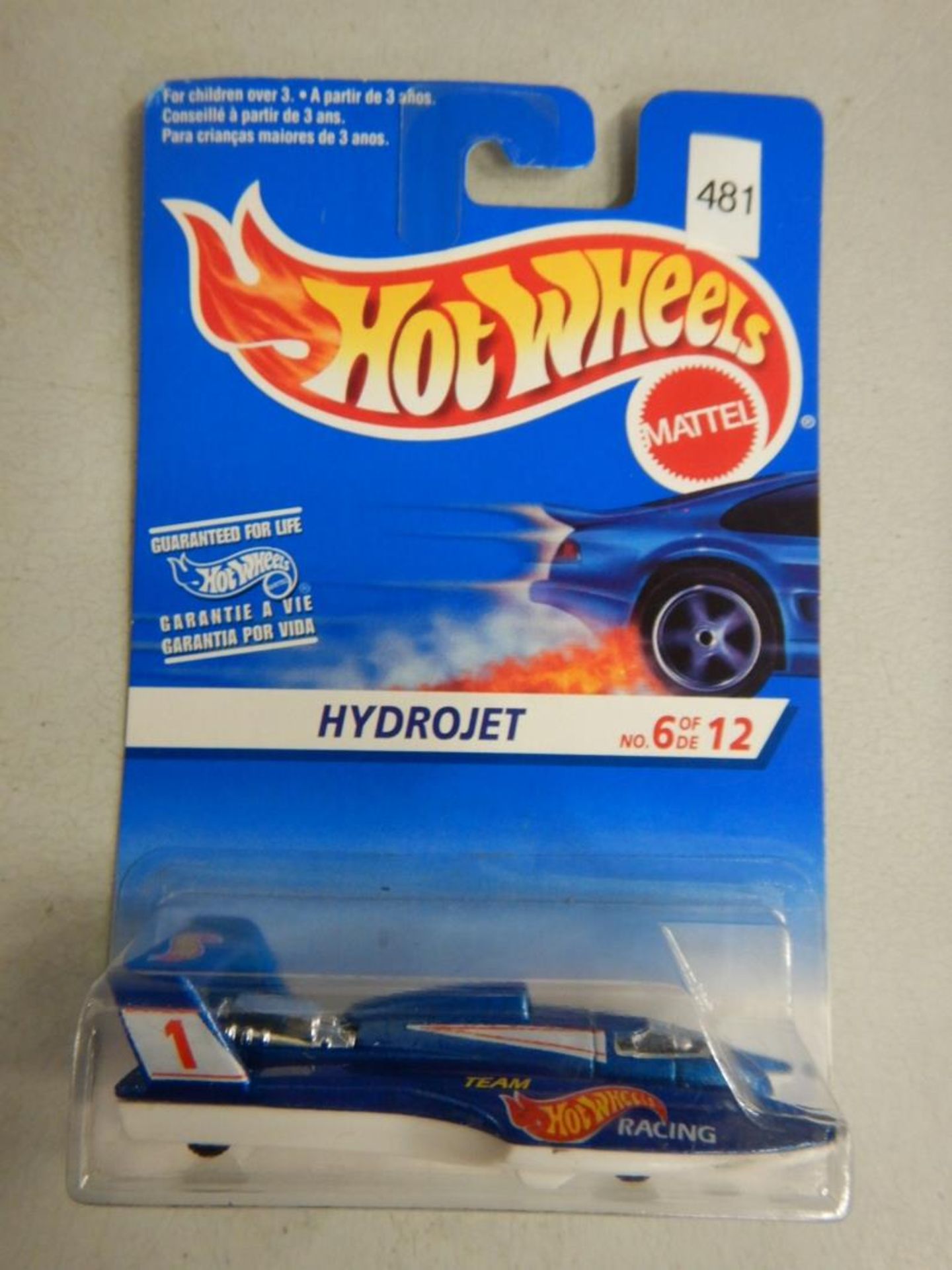 HOT WHEELS CARS - "SOLE-AIRE CX4", "76 CHEVELLE SS 396", "PEUGOT 405", "STREETBEAST", "HYDROJET" - Image 3 of 6