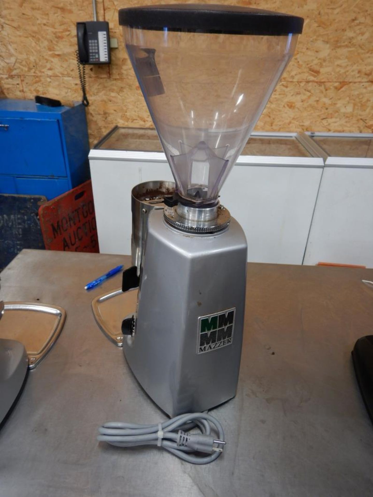 MAZZER SUPER JOLLY TIMER ELECTRONIC EXPRESSO GRINDER S/N 1204984(NOT WORKING – NEEDS REPAIR) - Image 4 of 4