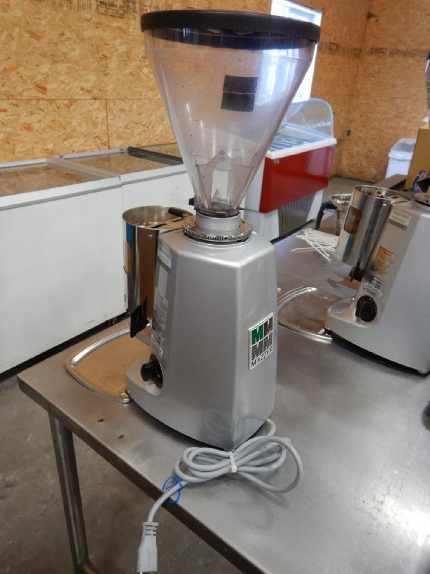 MAZZER SUPER JOLLY TIMER ELECTRONIC EXPRESSO GRINDER S/N 1204987(RECENTLY SERVICED) - Image 4 of 4