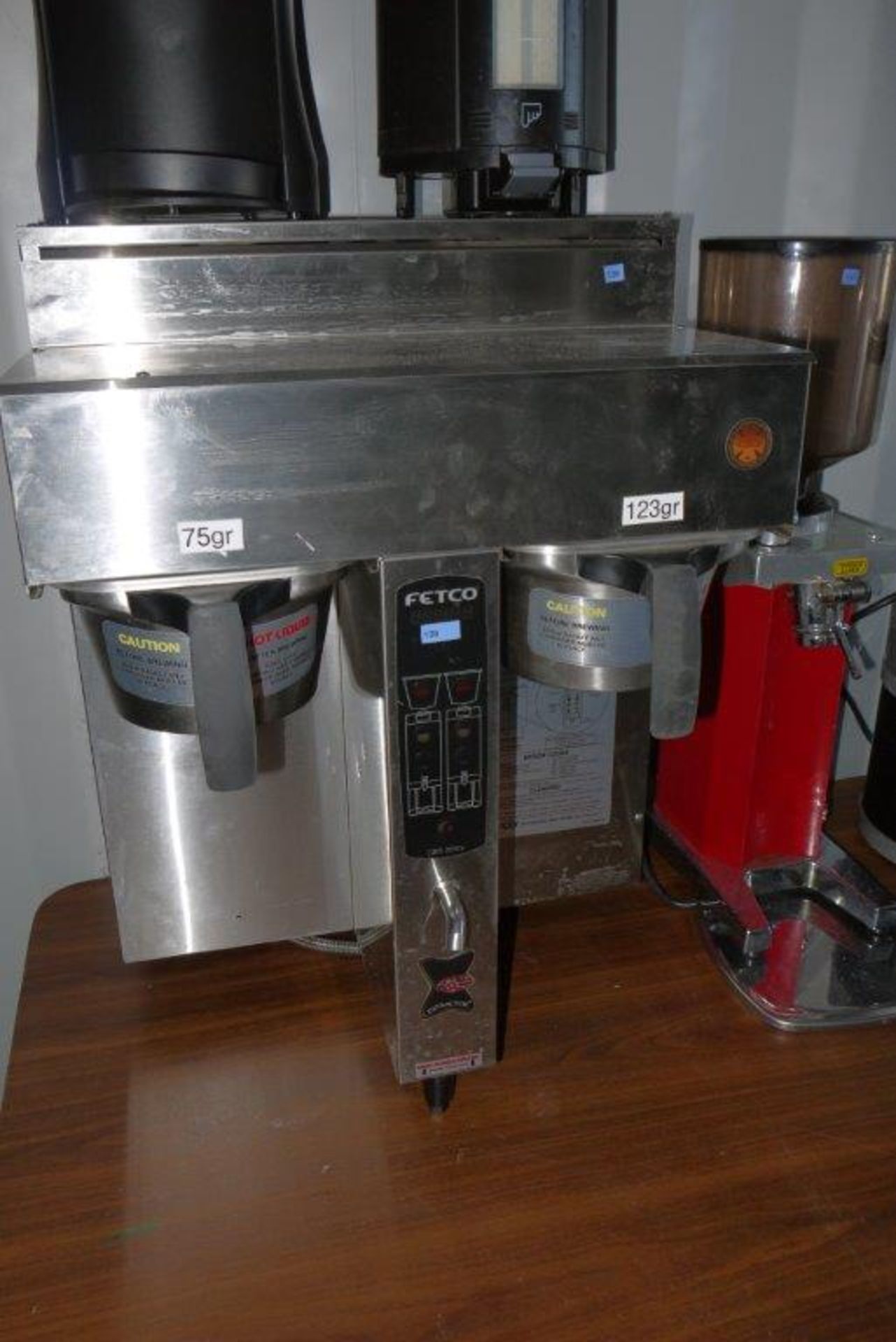 2013 FETCO DOUBLE STATION COFFEE BREWER, MODEL CBS 2032E, S/N 720143138478, SINGLE PHASE, C/W - Image 4 of 9