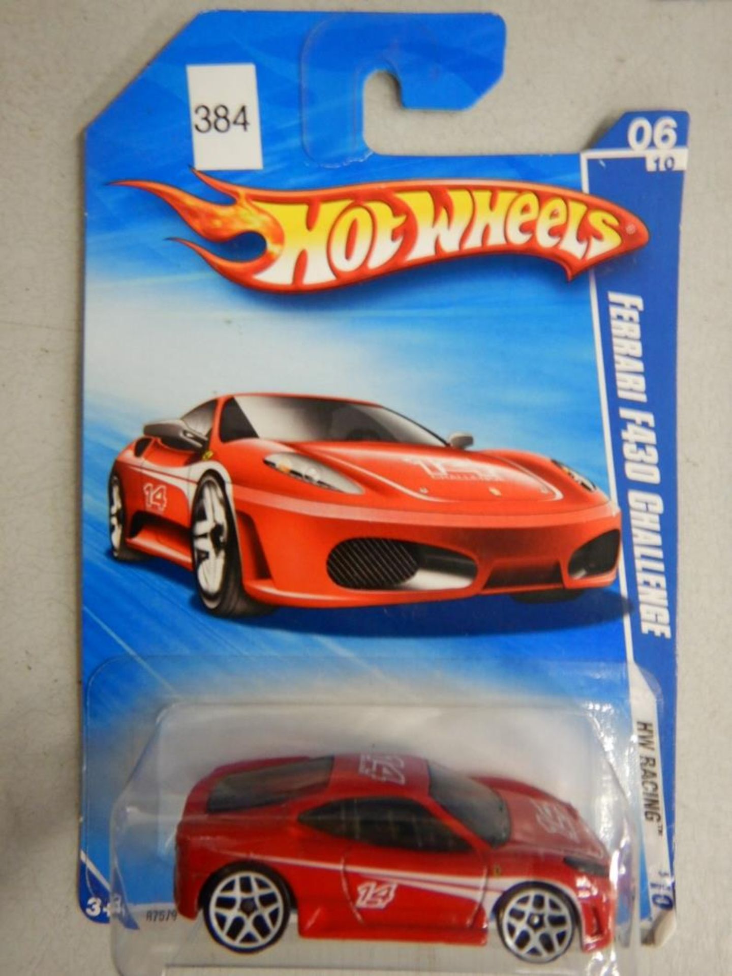 HOT WHEELS CARS - "3 WINDOW 34", "70 CHEVY CHECKER", "STREET BEAST", "FERRARI 348", "FERRARI F430 - Image 3 of 6