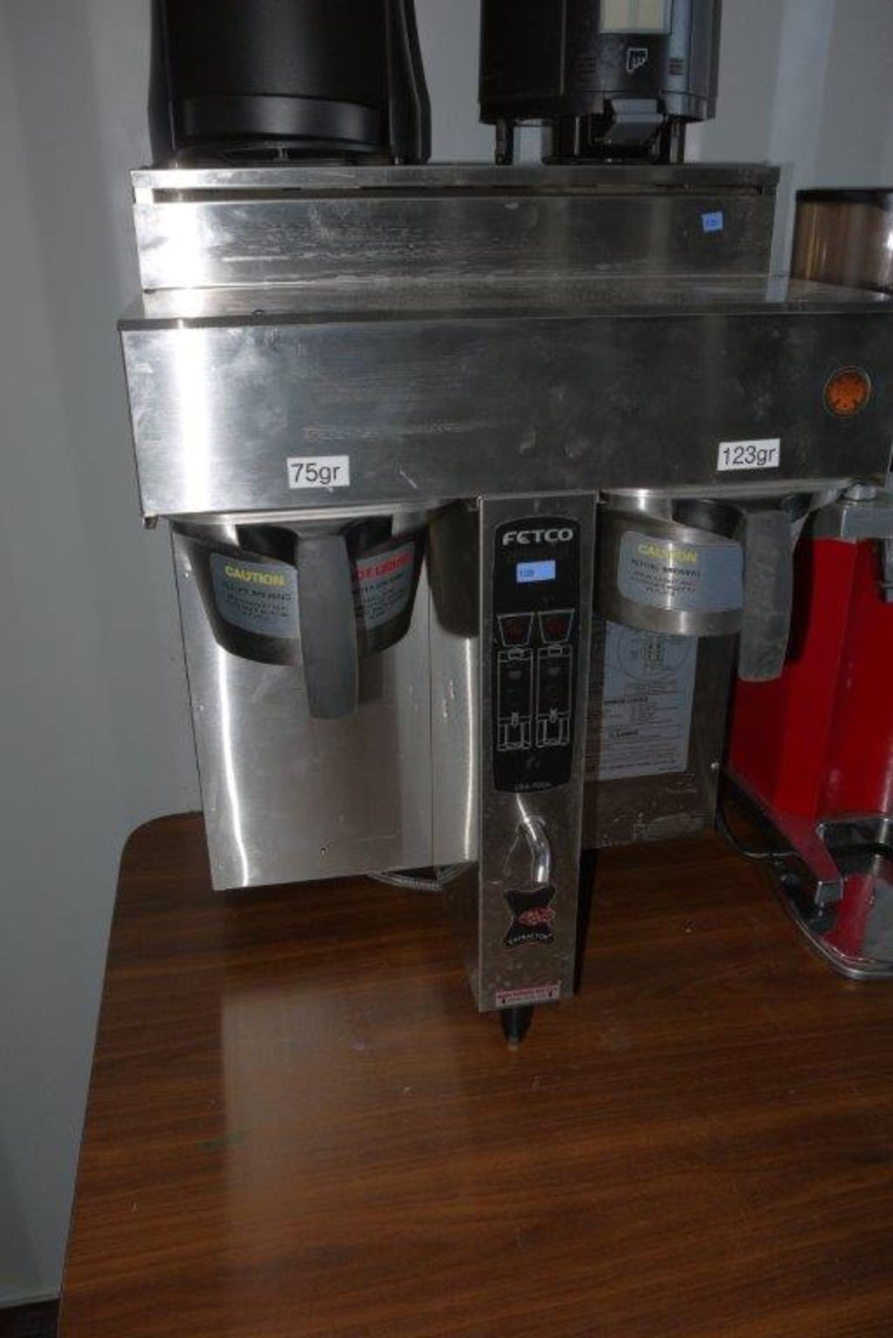 2013 FETCO DOUBLE STATION COFFEE BREWER, MODEL CBS 2032E, S/N 720143138478, SINGLE PHASE, C/W - Image 3 of 9
