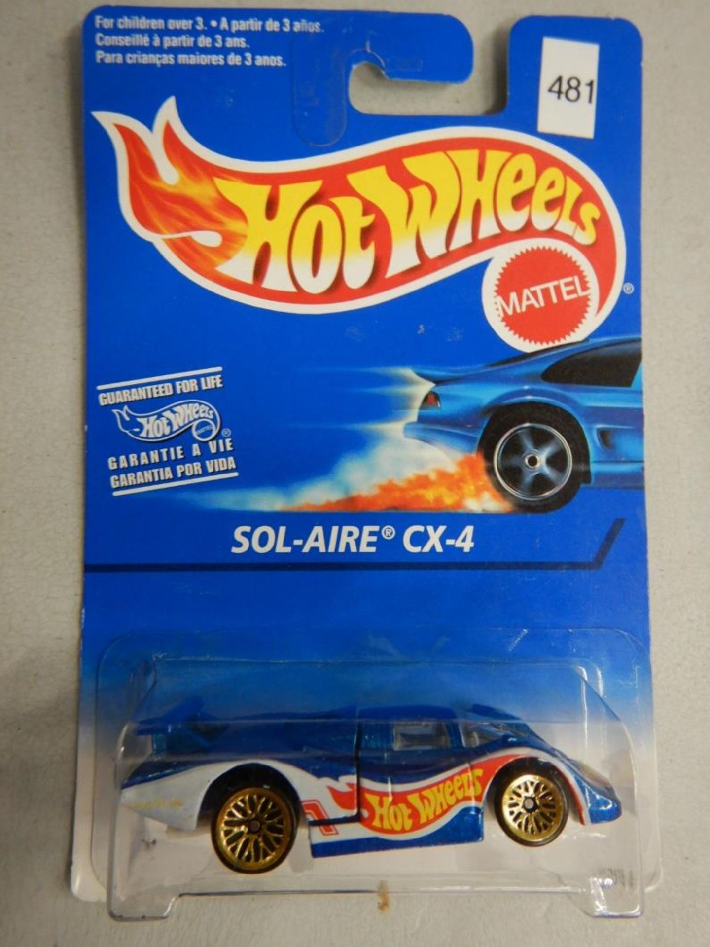 HOT WHEELS CARS - "SOLE-AIRE CX4", "76 CHEVELLE SS 396", "PEUGOT 405", "STREETBEAST", "HYDROJET" - Image 6 of 6