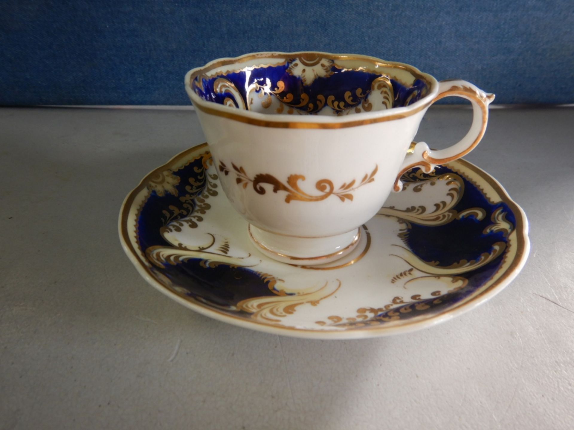ANTIQUE TEACUP & SAUCER - FINE CHINA - VERY OLD #166/10
