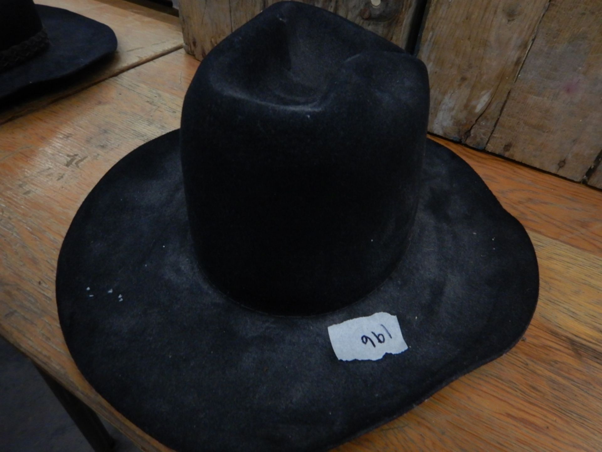 FOUR COWBOY HATS, ASSORTED SIZES & FOUR HORSE SHOES - Image 8 of 15
