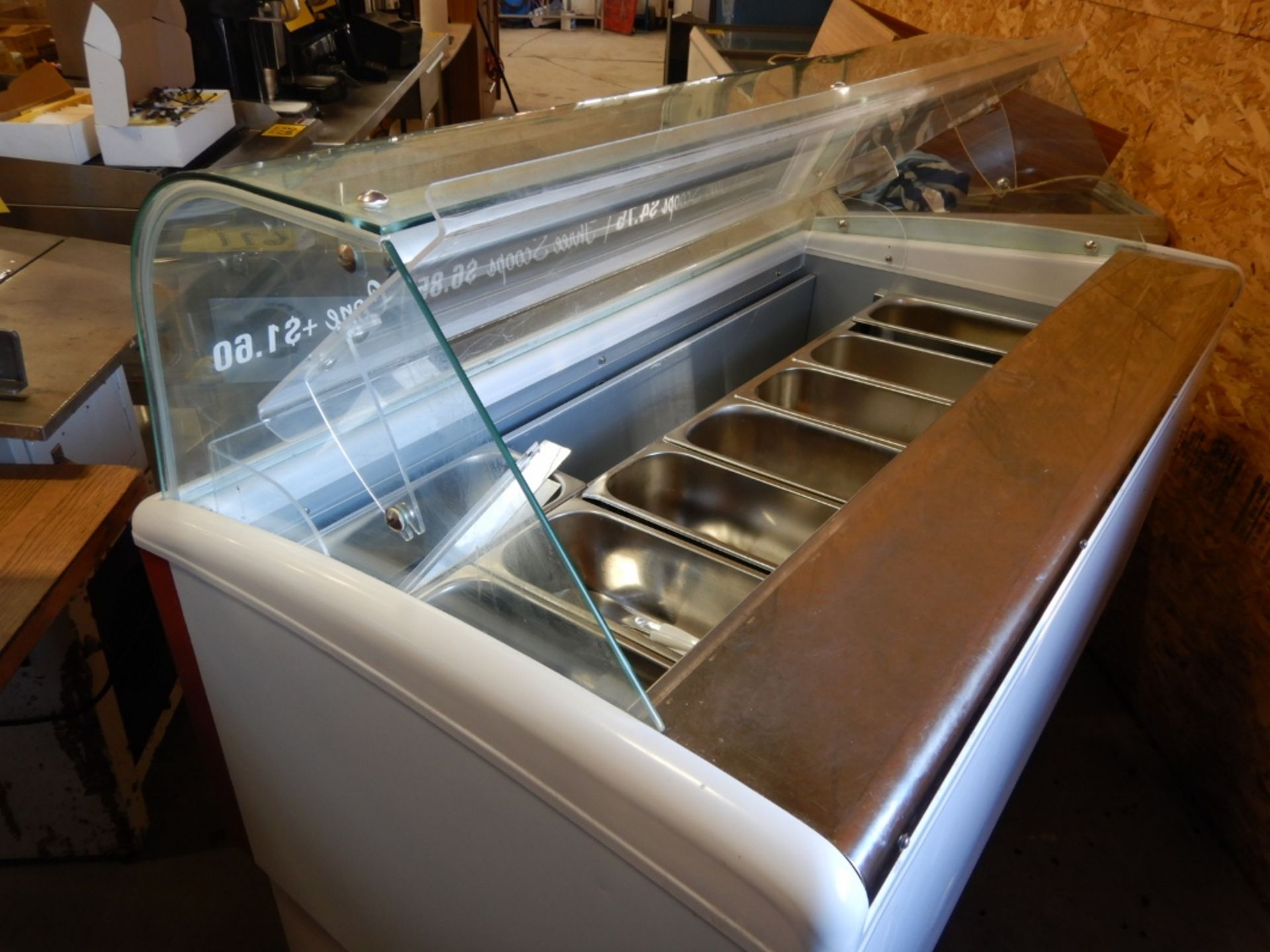 ICE CREAM FREEZER - BRIO JTAL PROGET 52” GELATO MERCHANDISER FREEZER W/AUTO DEFROST - Image 7 of 7