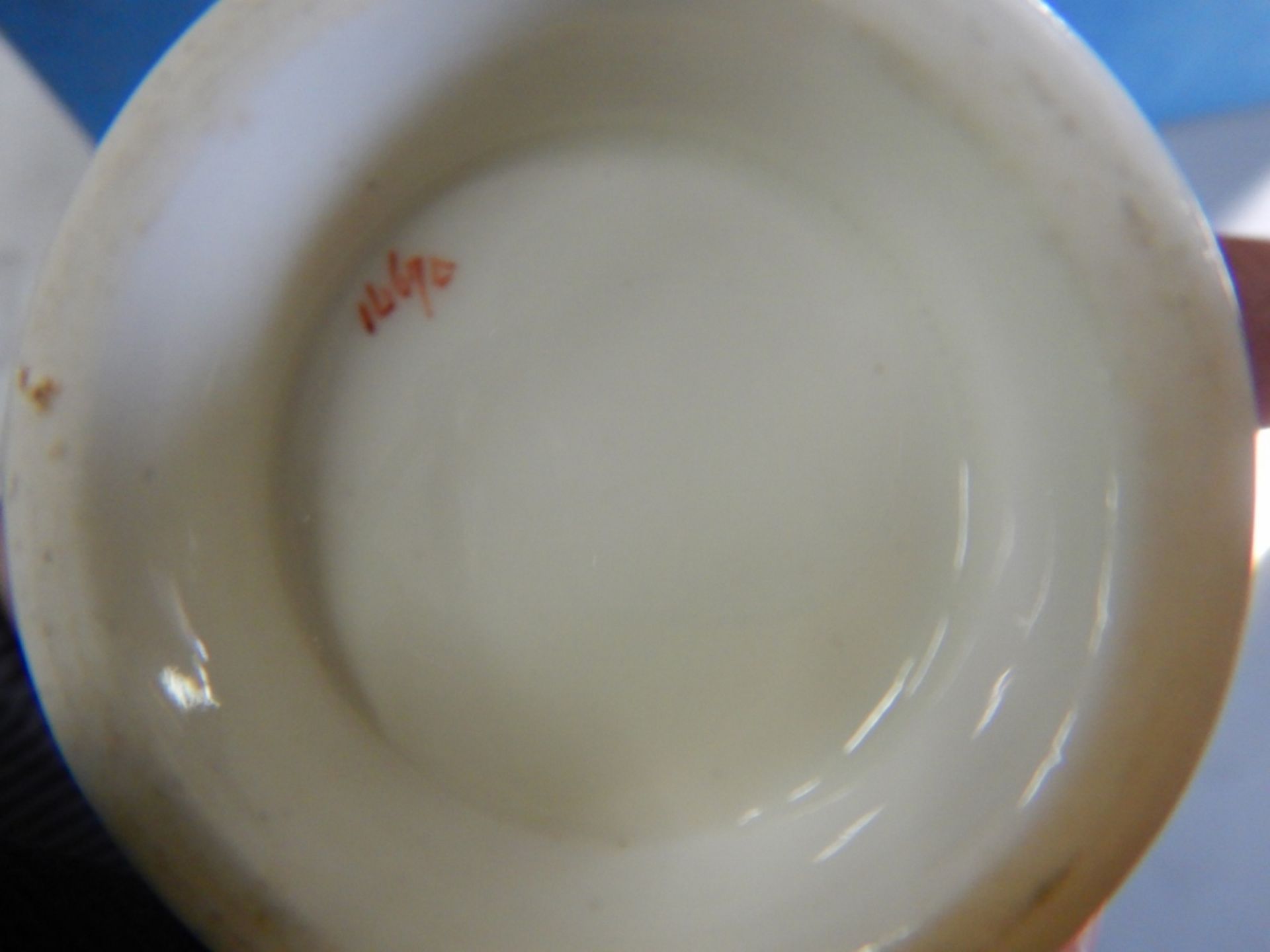 ANTIQUE TEACUP & SAUCER - FINE CHINA - VERY OLD #166/10 - Image 4 of 5