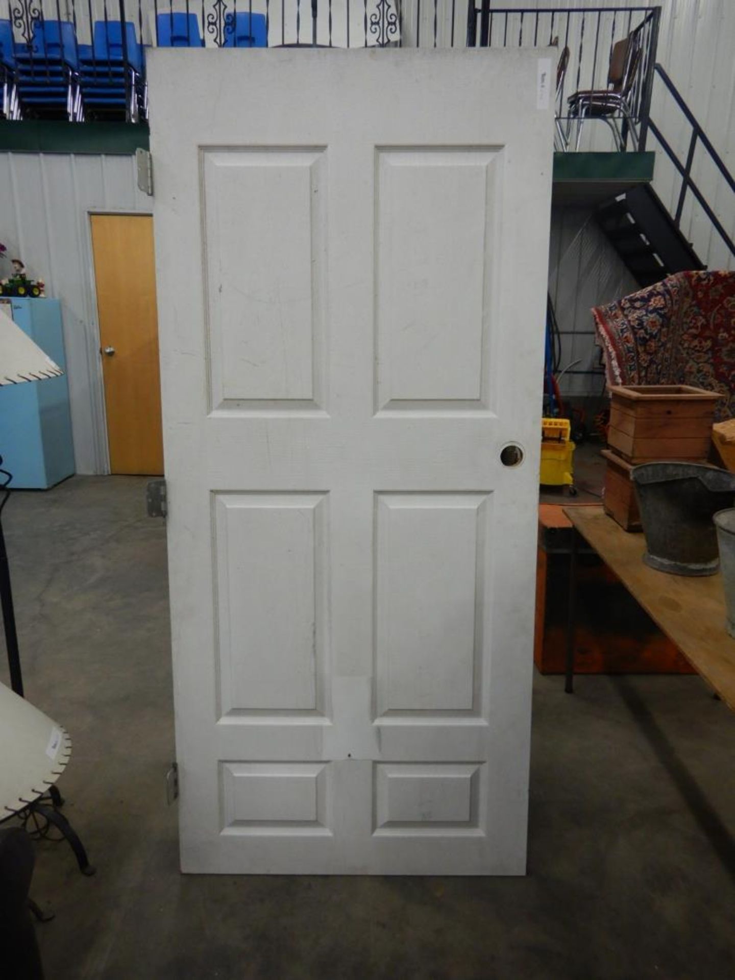 PREVIOUSLY INSTALLED 36" X 80 INTERIOR DOOR W/ HINGES - Image 2 of 2