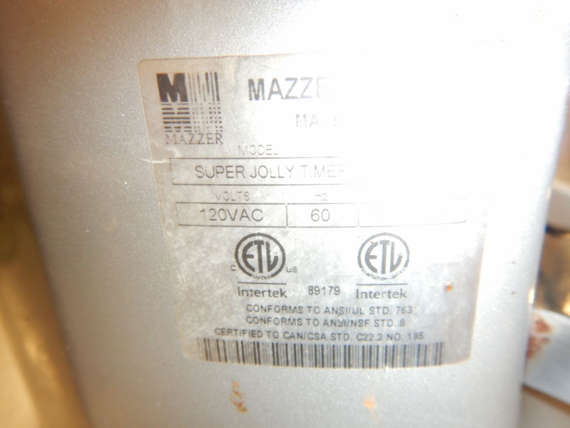 MAZZER SUPER JOLLY TIMER ELECTRONIC EXPRESSO GRINDER S/N 1204984(NOT WORKING – NEEDS REPAIR) - Image 3 of 4