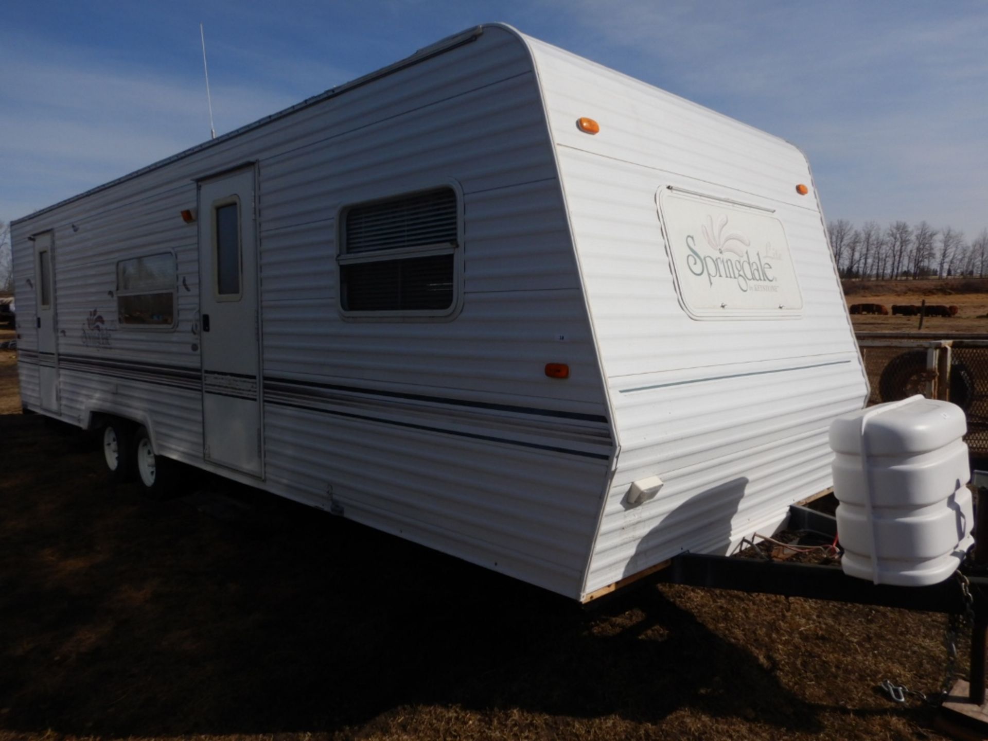 06/1998 KEYSTONE SPRINGDALE LITE 203B T/A RV TRAILER W/FRONT BEDROOM, CENTRE DINETTE S/N