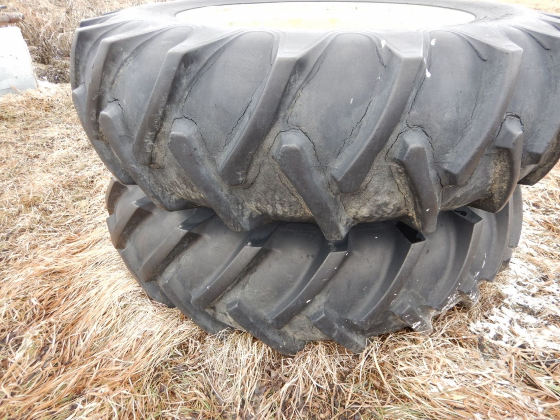 2-8.4X38 TRACTOR TIRES MTD ON JD RIMS - Image 2 of 3