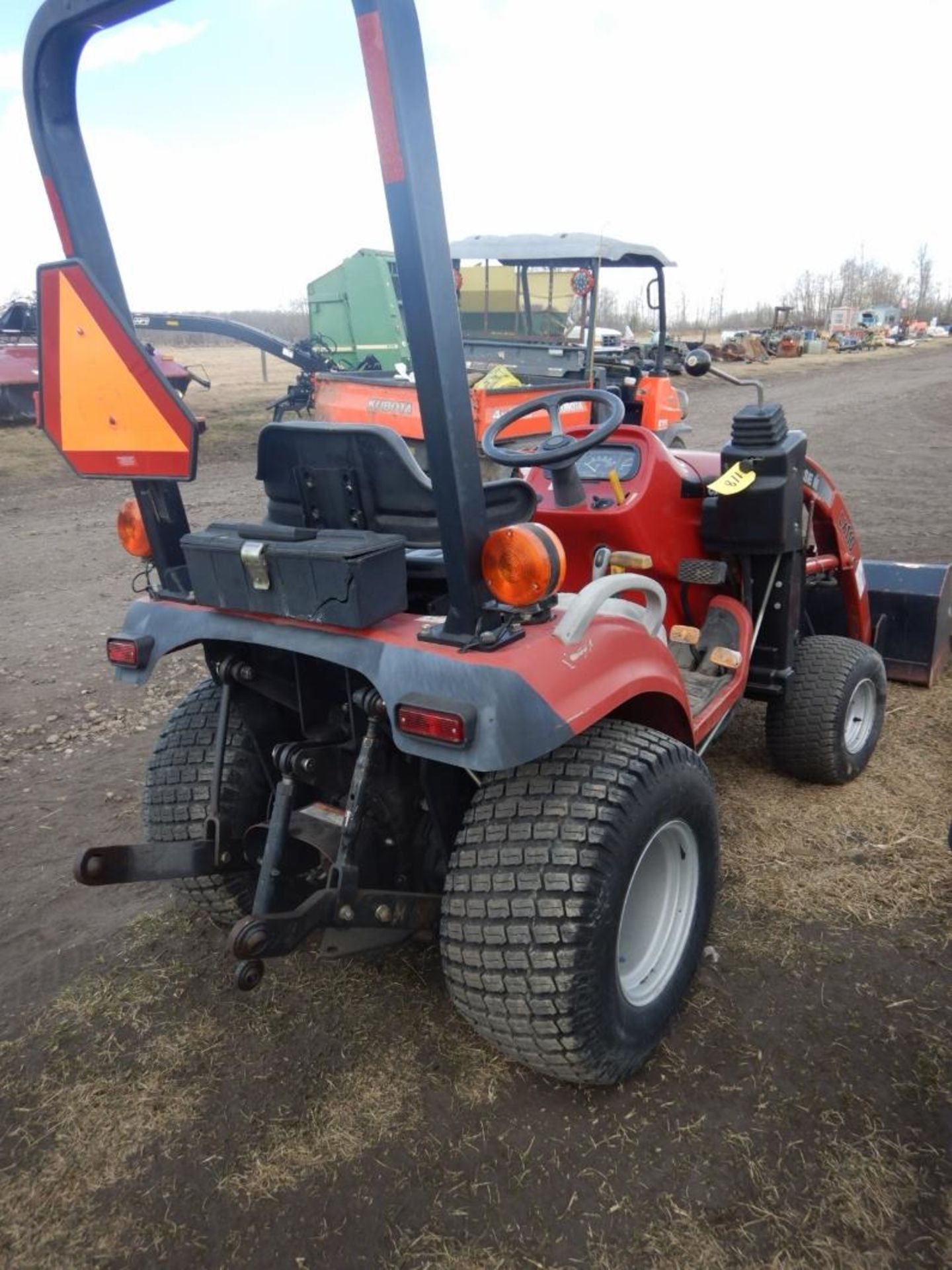 2004 CASE DX24E 4X4 COMPACT TRACTOR W/ CASE LX 110 FRONT END LOADER, 3PT PTO, 60IN BELLY MOWER W/ - Image 4 of 16