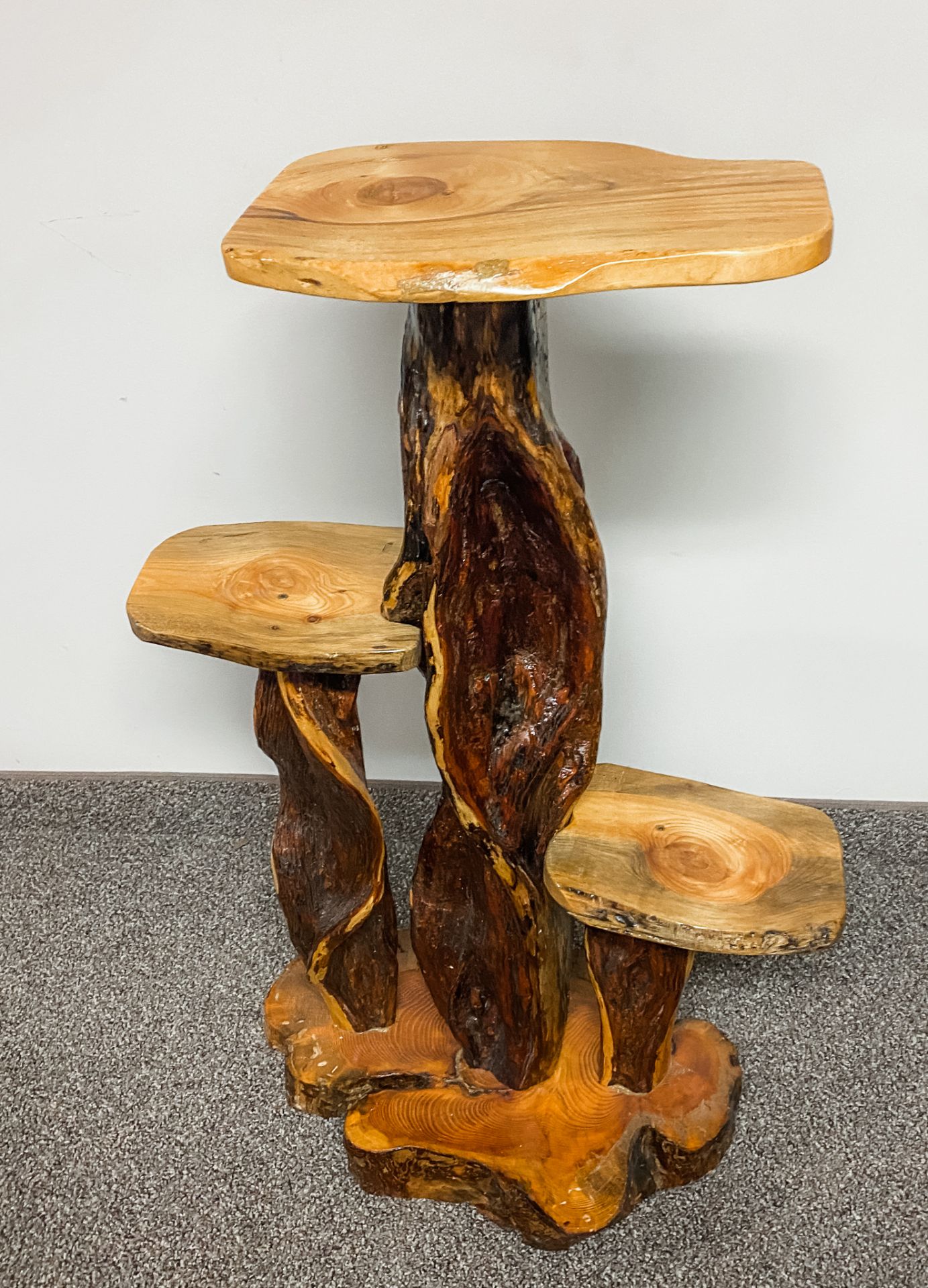 Wood Plant Stand - - John Dunn - Image 2 of 2