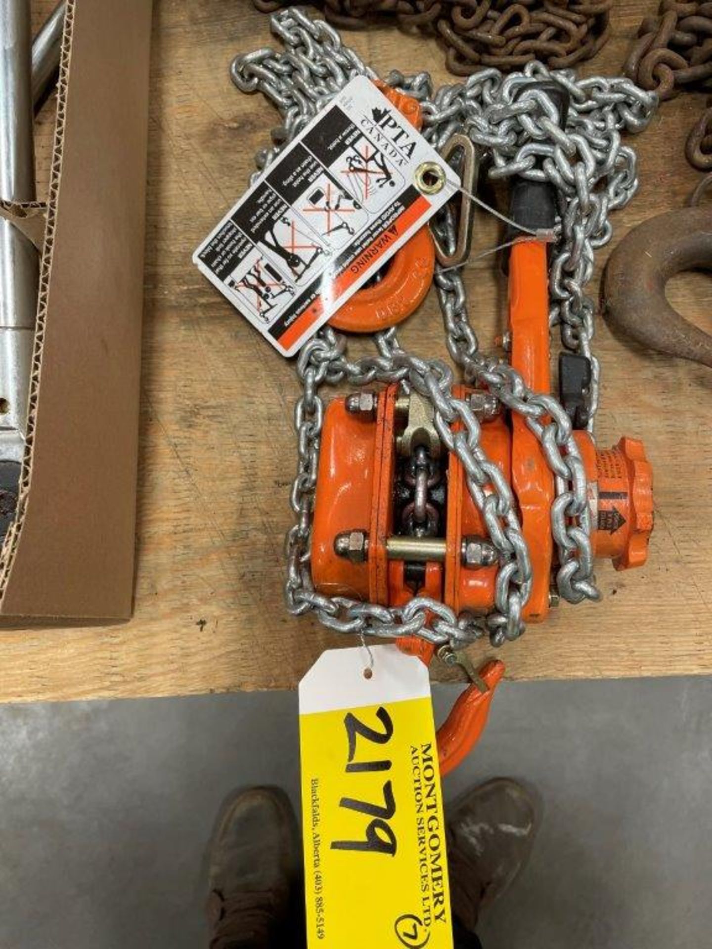 PTA 3/4-TON COMPACT LEVER CHAIN HOIST