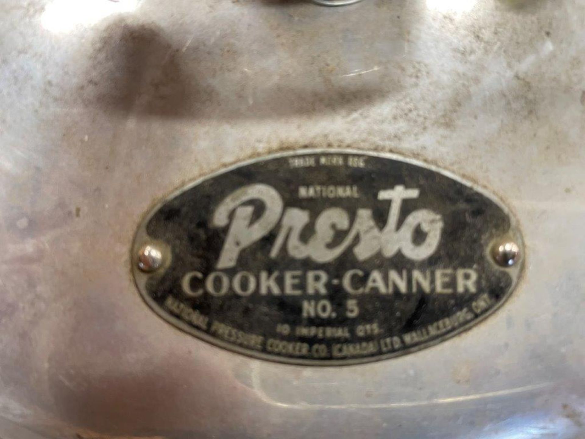 PRESTO PRESSURE COOKER-CANNER #5 - Image 2 of 2