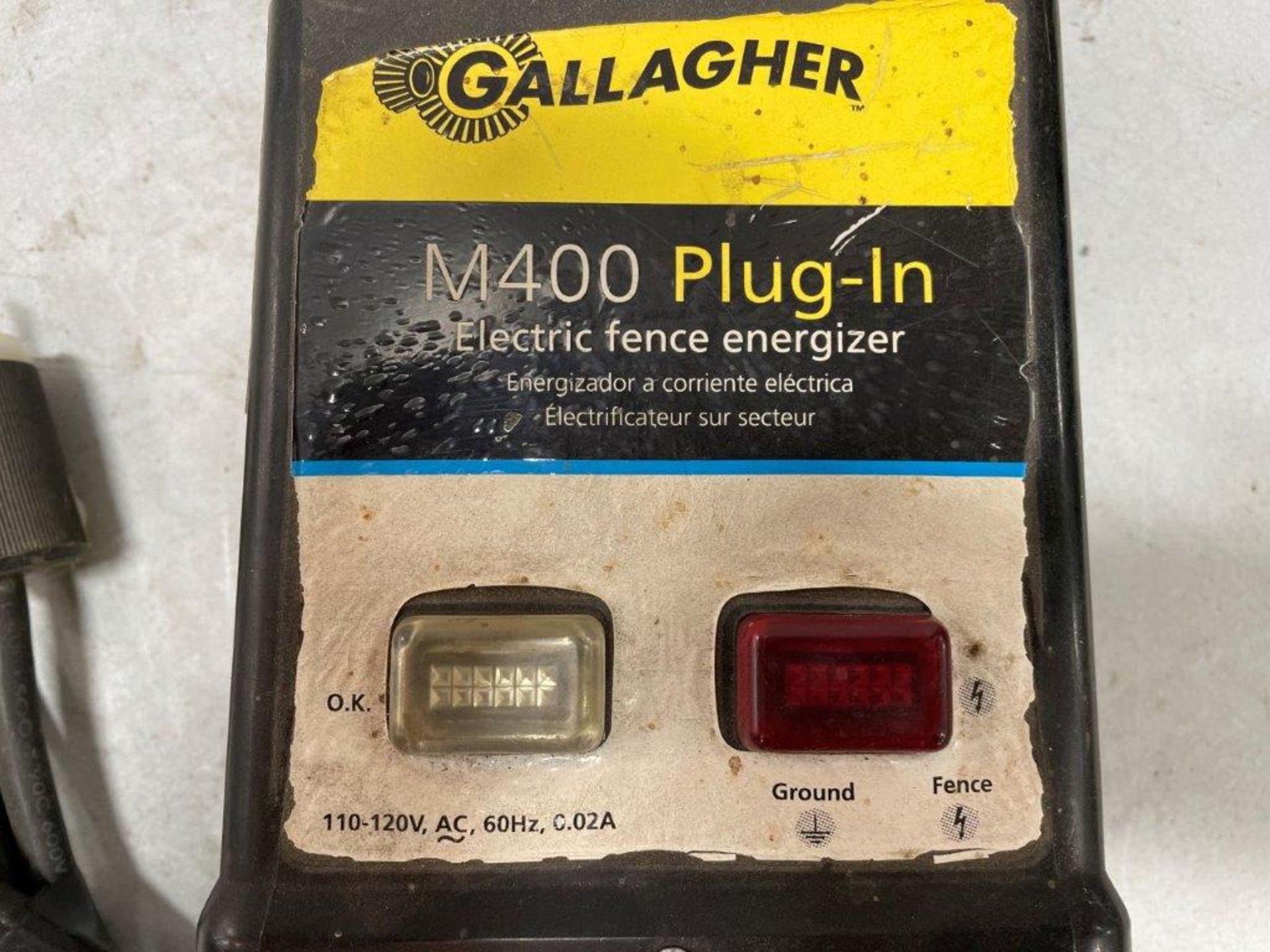 GALLAGHER M400 PLUG IN ELECTRIC FENCE ENERGIZER - Image 4 of 4