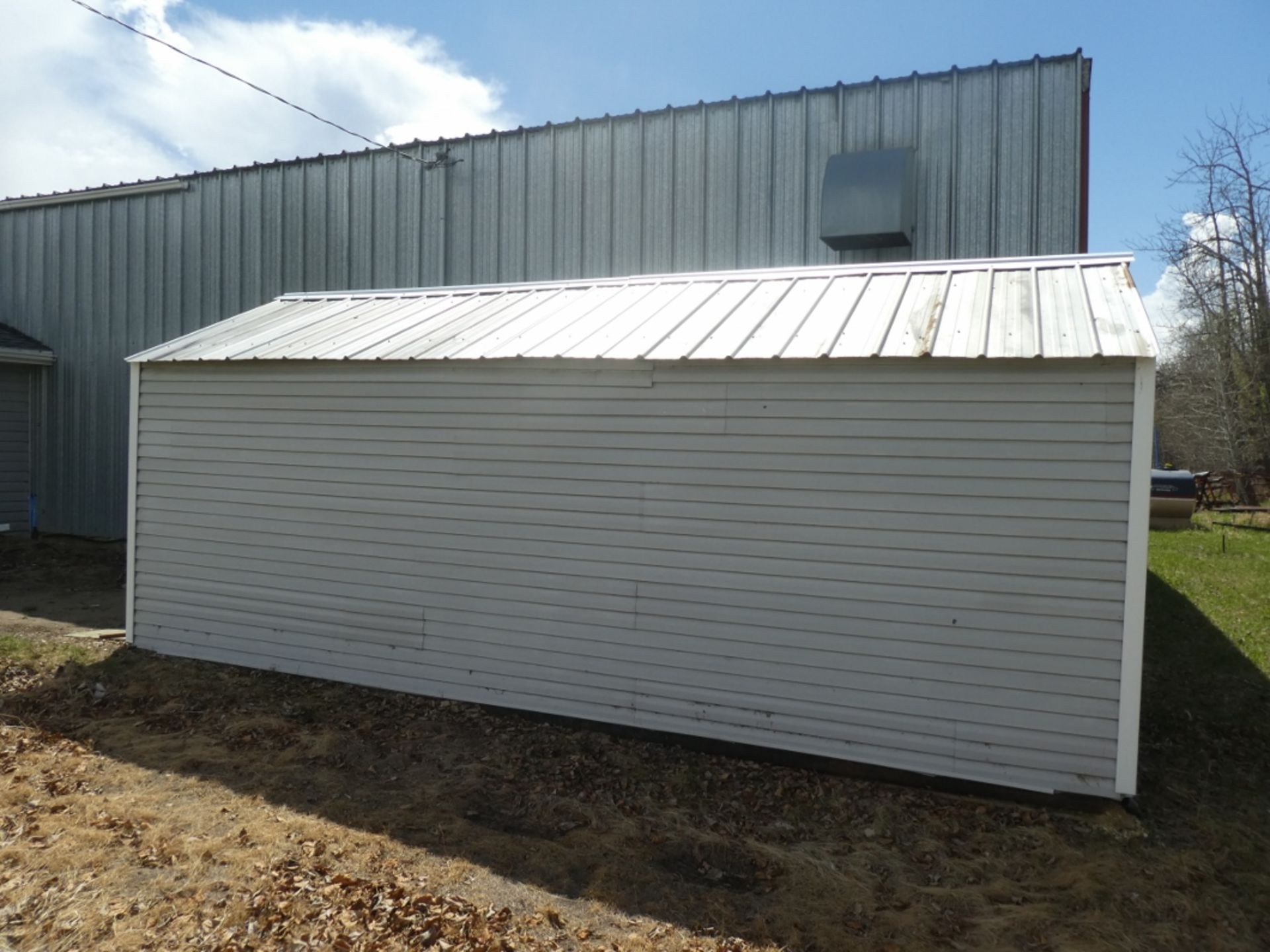 9FT W X 19FT L STEEL FRAMED SKIDDED SHED - Image 6 of 7