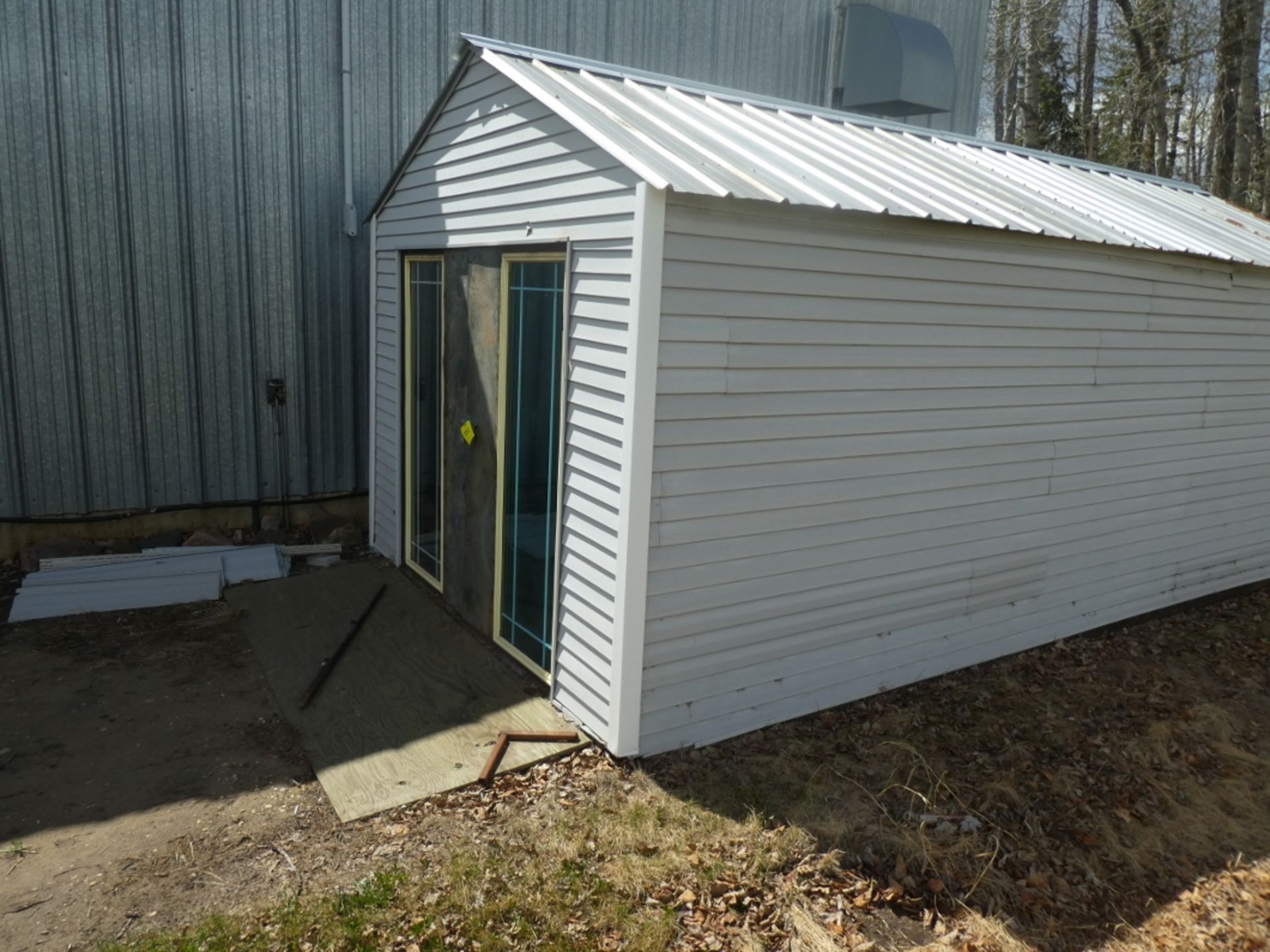 9FT W X 19FT L STEEL FRAMED SKIDDED SHED - Image 7 of 7