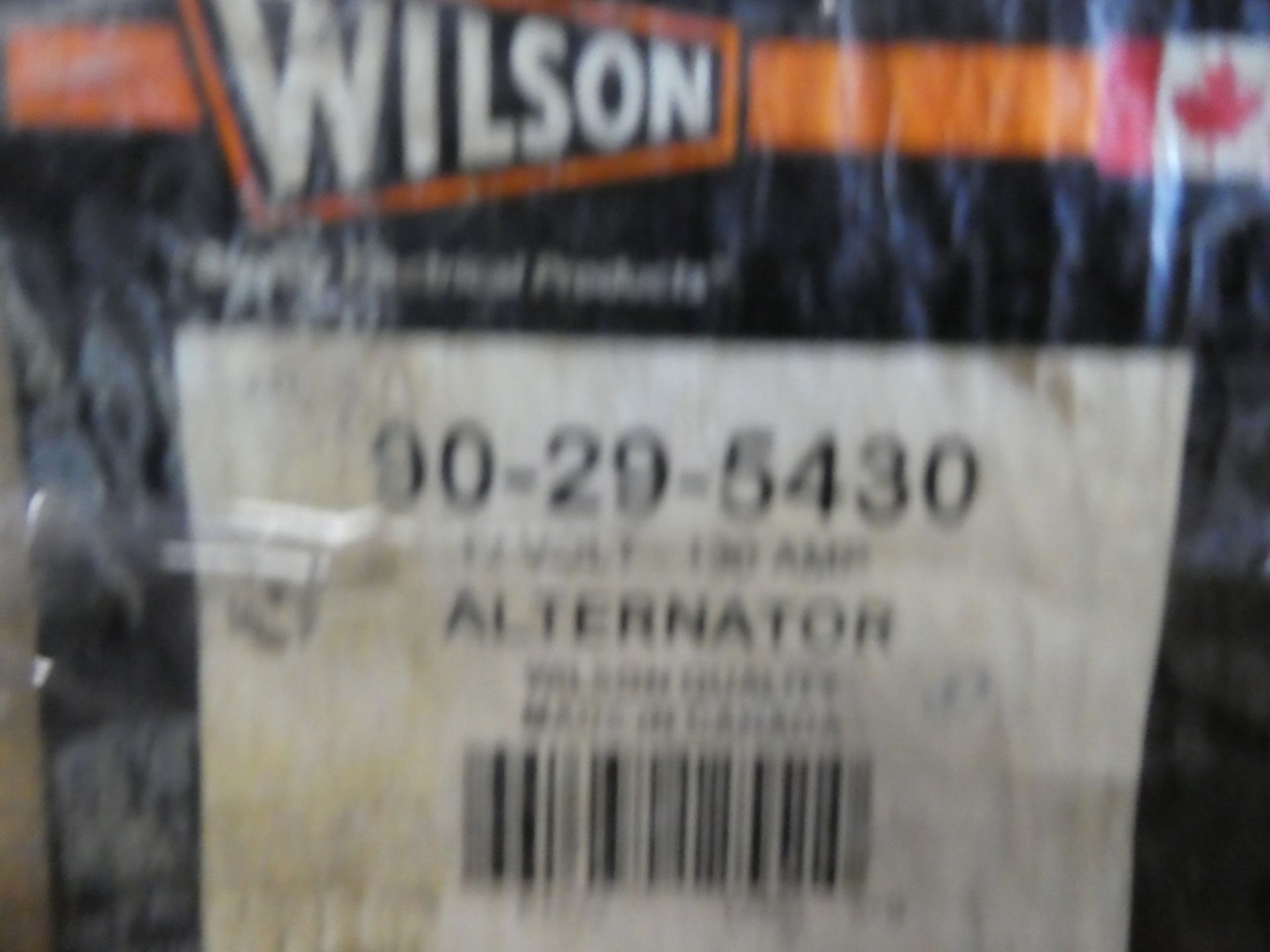 WILSON 12V 130 AMP ALTERNATOR, PART #90-29-5430 (NEW IN BOX) - Image 2 of 3