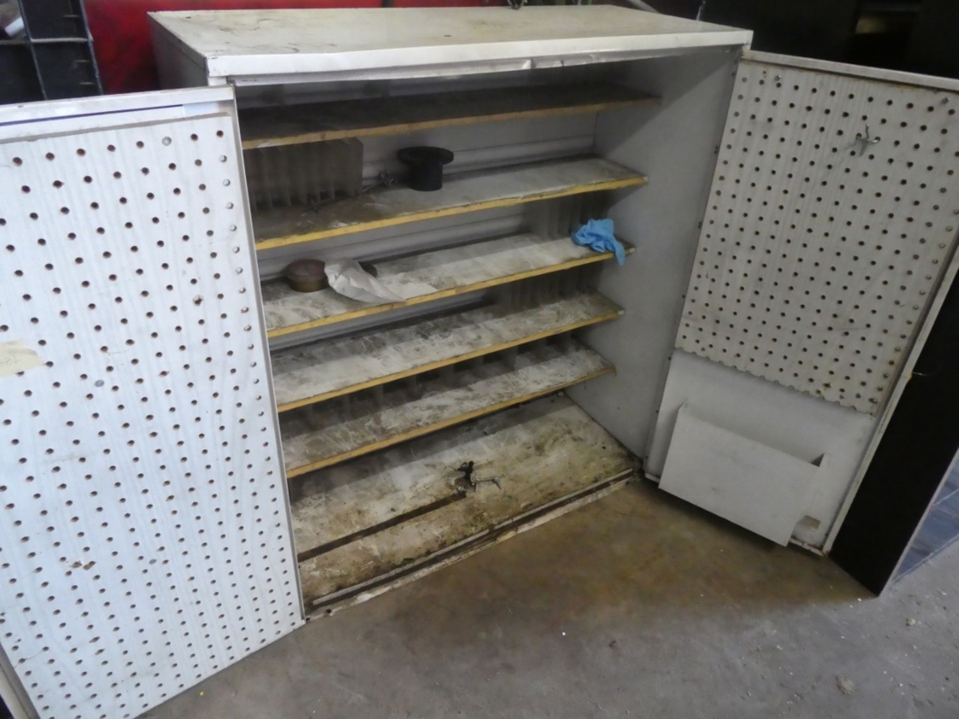 ECHLIN STEEL PARTS CABINET 32IN W X 36IN H X 13.5IN D W/ DOORS - Image 2 of 2