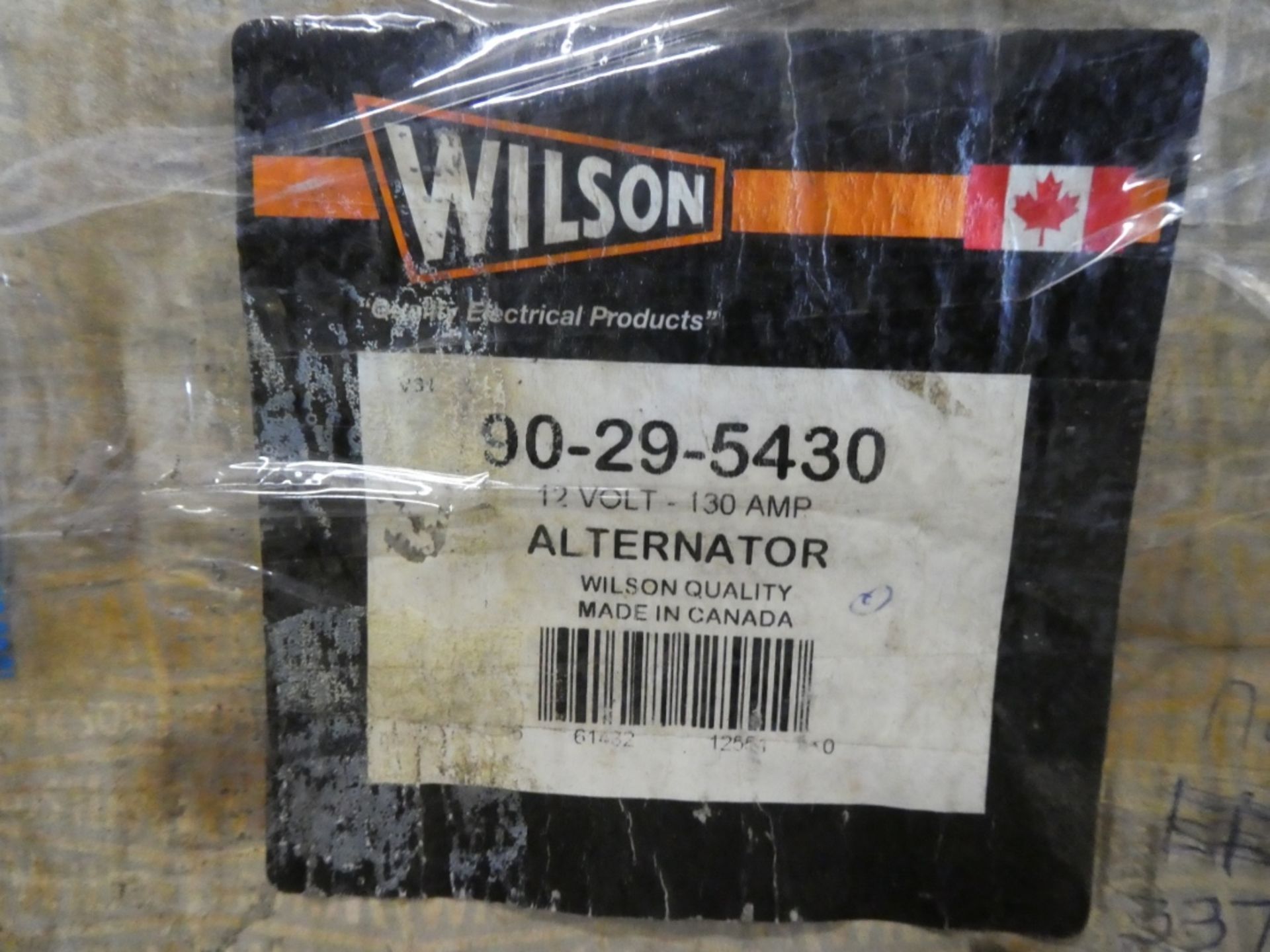 WILSON 12V 130 AMP ALTERNATOR, PART #90-29-5430 (NEW IN BOX) - Image 3 of 3
