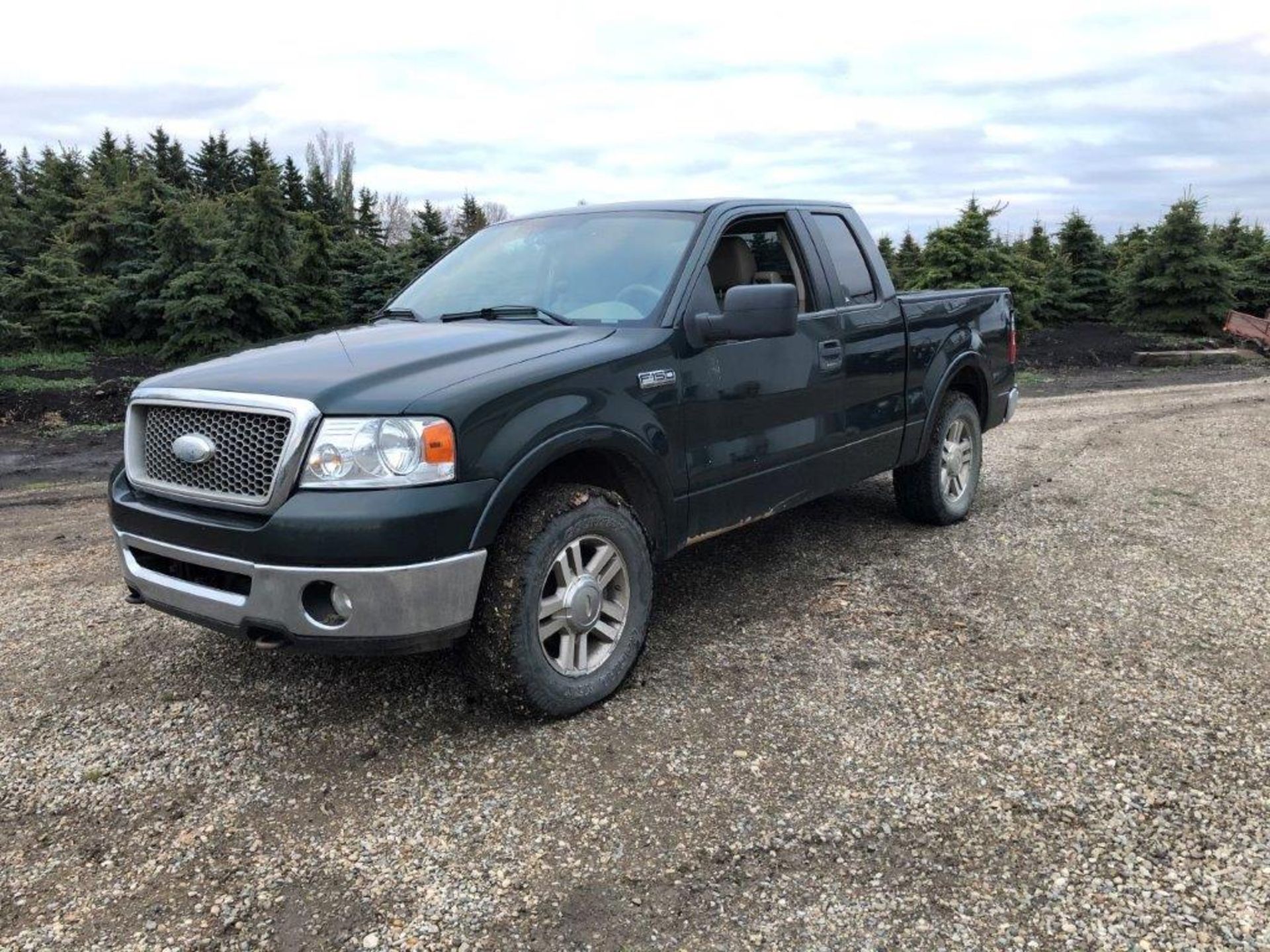 2006 FORD F150 LARIAT P/U TRUCK, 4X4, EXT CAB, LEATHER, 235,000KM SHOWING, S/N 1FTPX14556FA86613