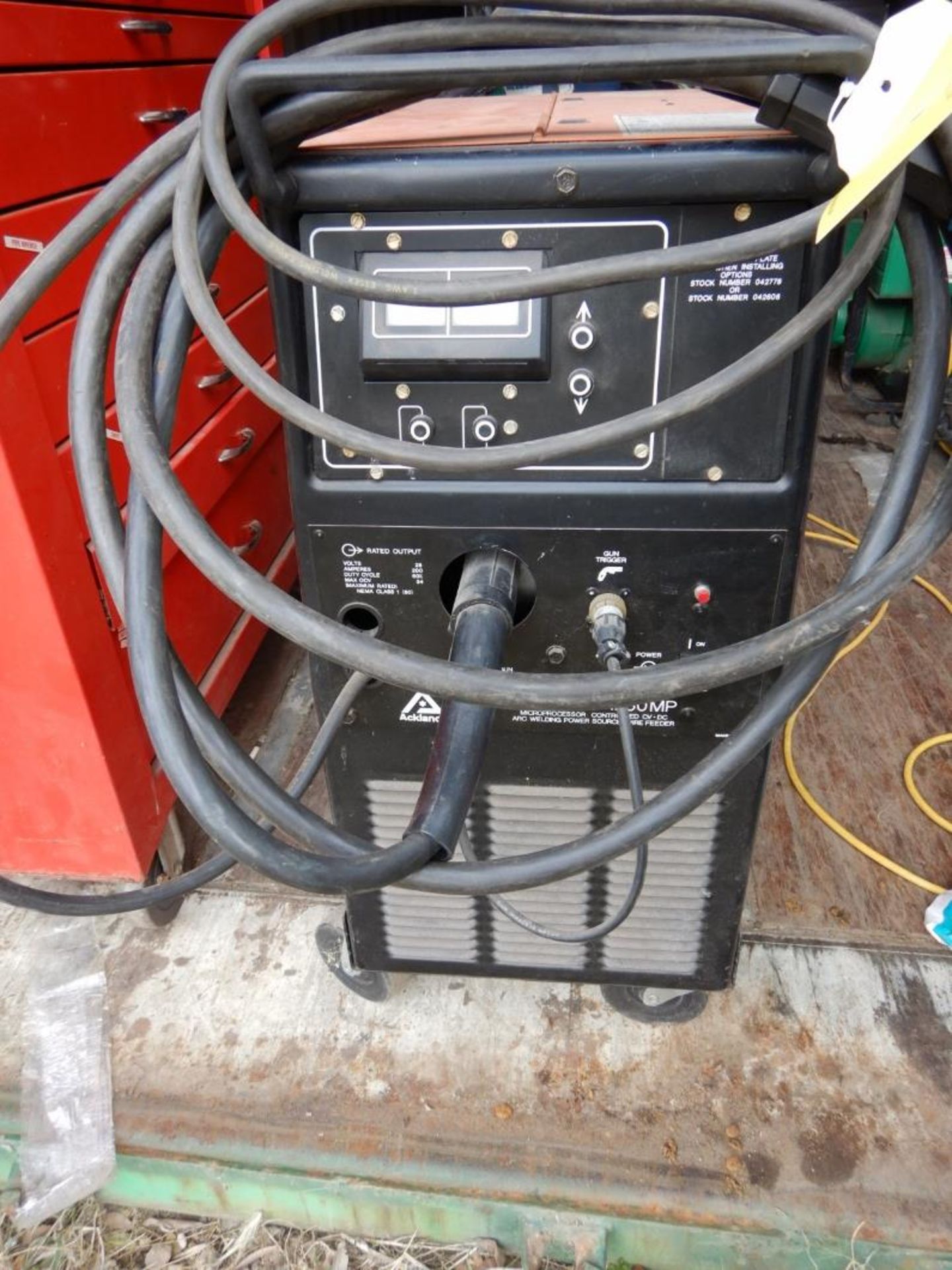 ACKLANDS AK-MATIC 1250MP MIG WELDER C/W GAS BOTTLE AND CABLES - Image 3 of 5