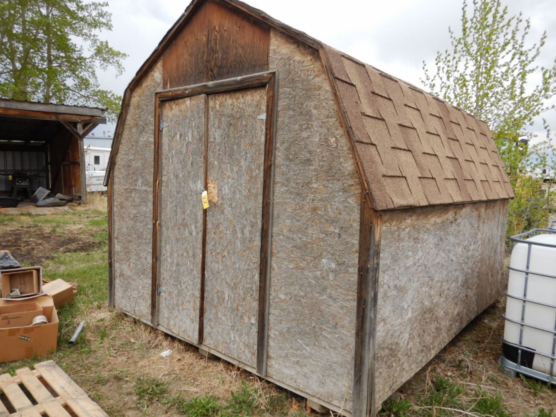 SKIDDED HIP ROOF SHED 10FT X 12FT