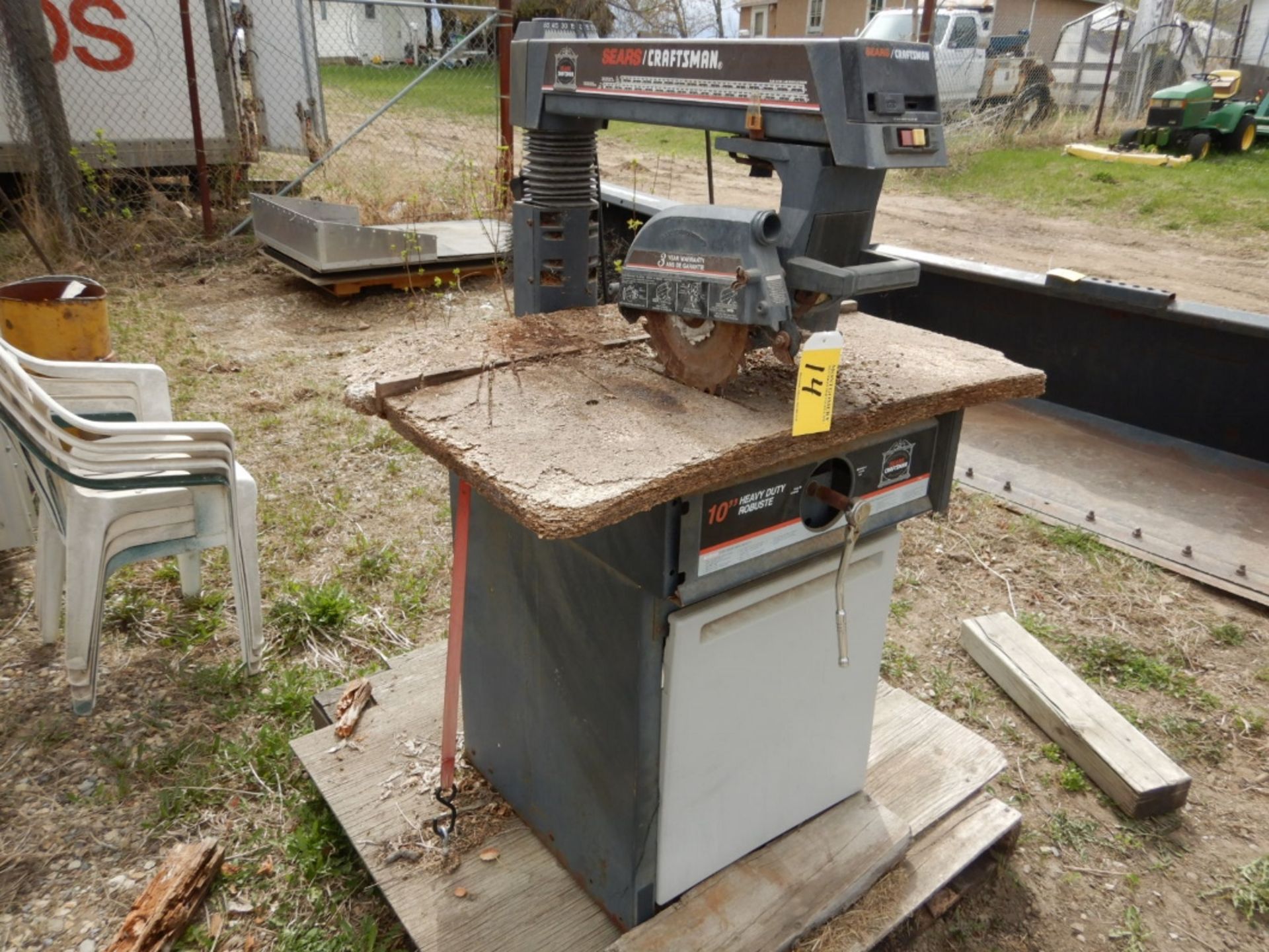 SEARS 10INCH HD RADIAL ARM SAW - Image 2 of 4